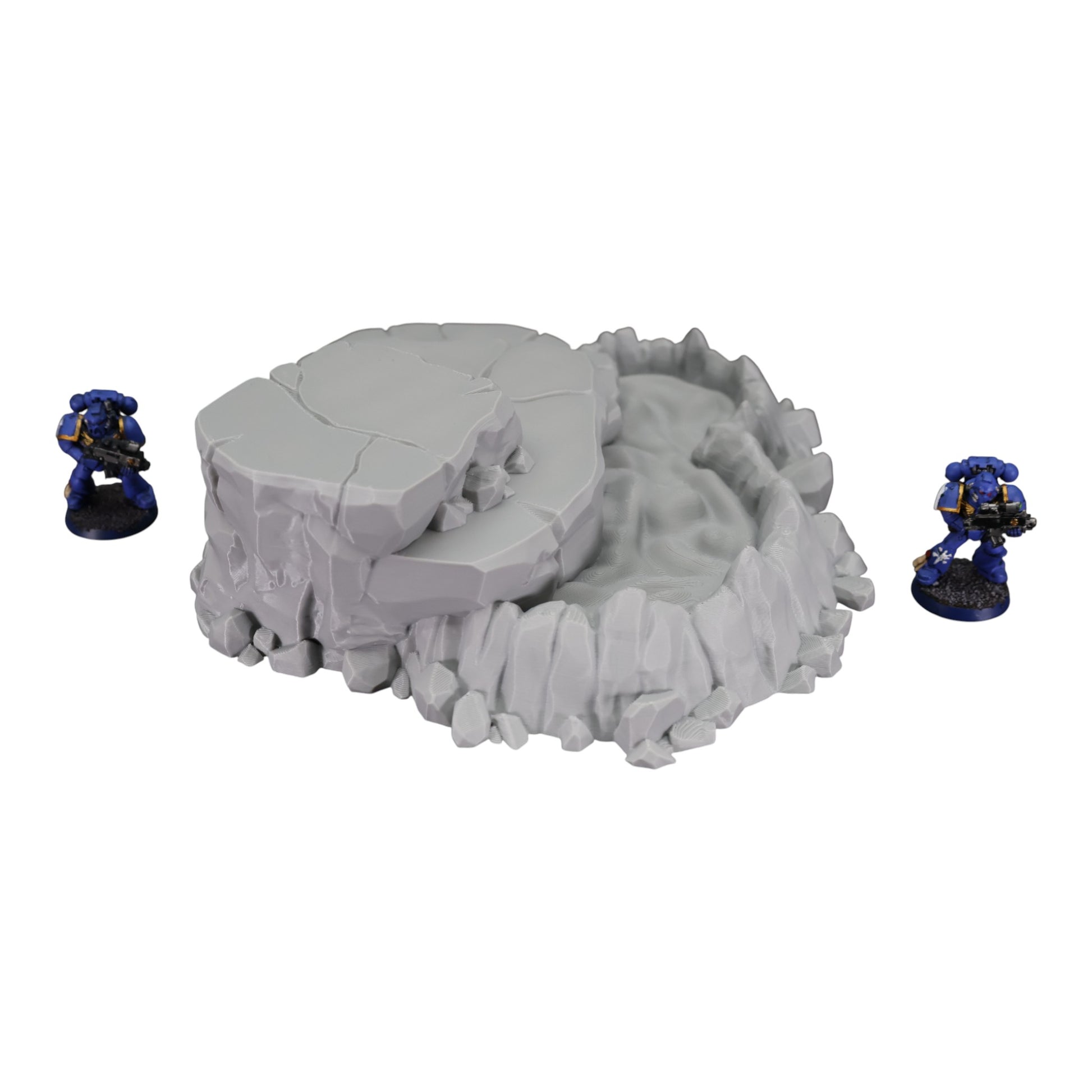 Wargaming 28mm scatter terrain scenery showing 3D-printed item that is compatible with games such as Warhammer 40K, Star Wars Legions, D+D, Dungeons and Dragons, Sci-Fi, Fantasy and other miniature tabletop games. Brand Jawar3d found at www.jawar3d.co.uk.