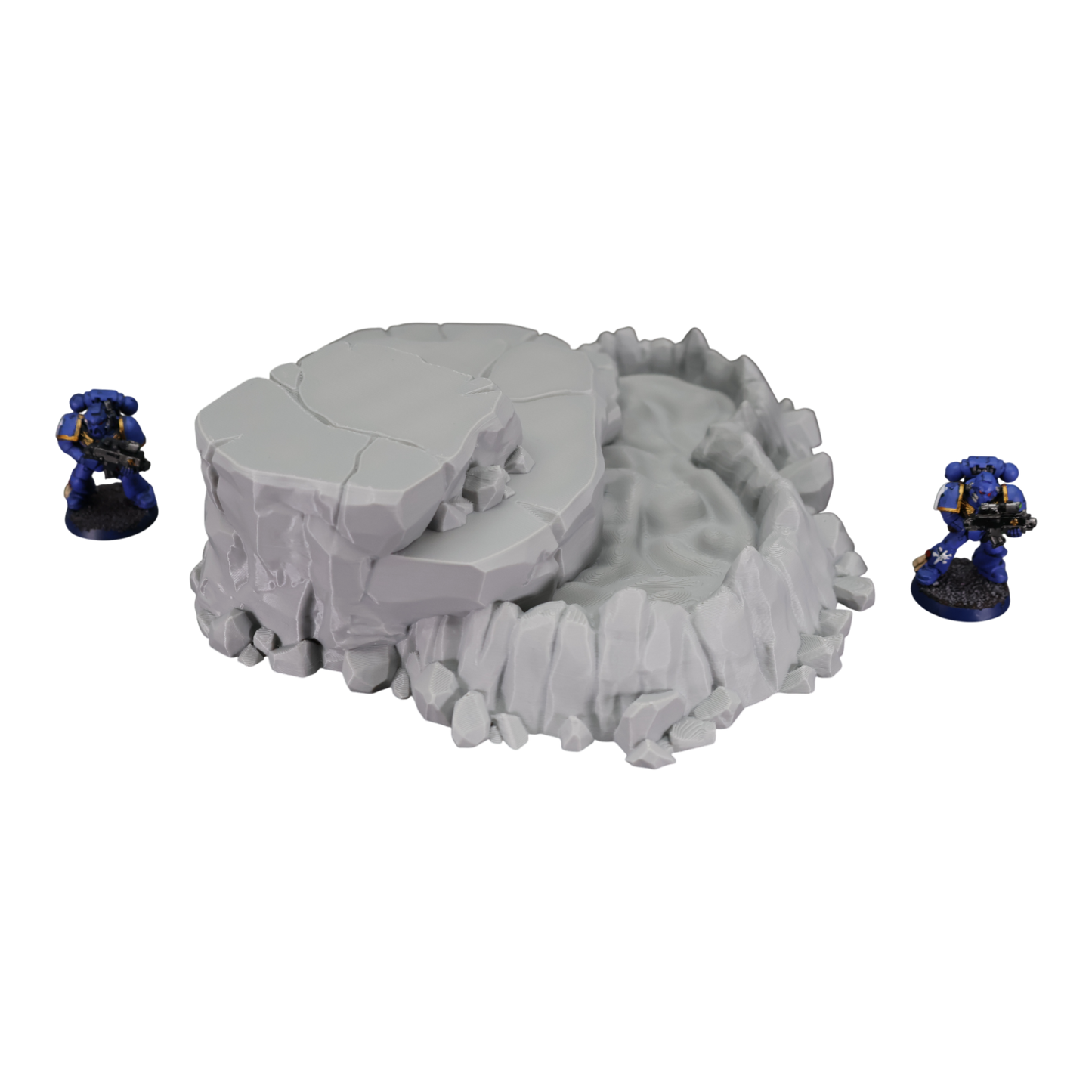 Wargaming 28mm scatter terrain scenery showing 3D-printed item that is compatible with games such as Warhammer 40K, Star Wars Legions, D+D, Dungeons and Dragons, Sci-Fi, Fantasy and other miniature tabletop games. Brand Jawar3d found at www.jawar3d.co.uk.