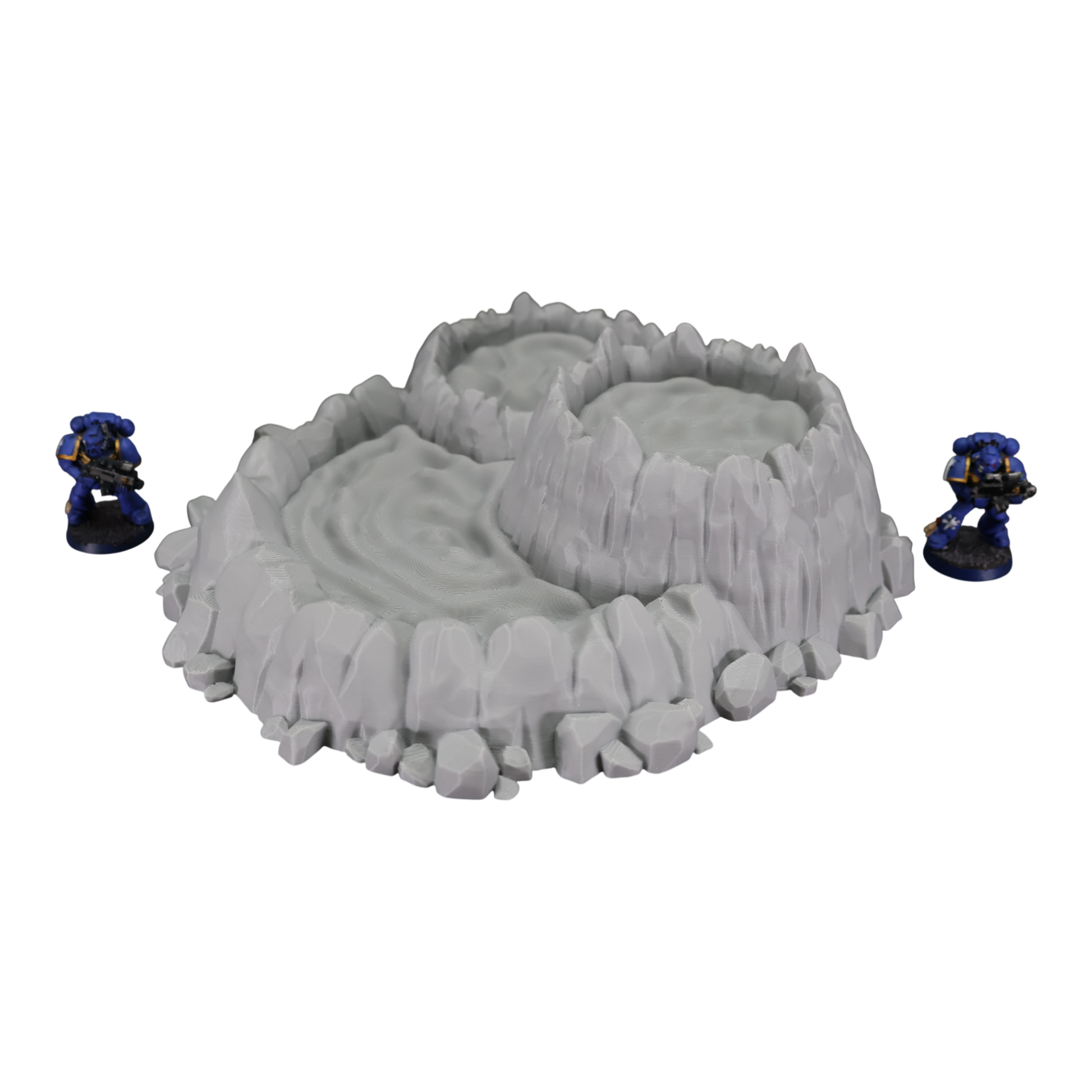Wargaming 28mm scatter terrain scenery showing 3D-printed item that is compatible with games such as Warhammer 40K, Star Wars Legions, D+D, Dungeons and Dragons, Sci-Fi, Fantasy and other miniature tabletop games. Brand Jawar3d found at www.jawar3d.co.uk.