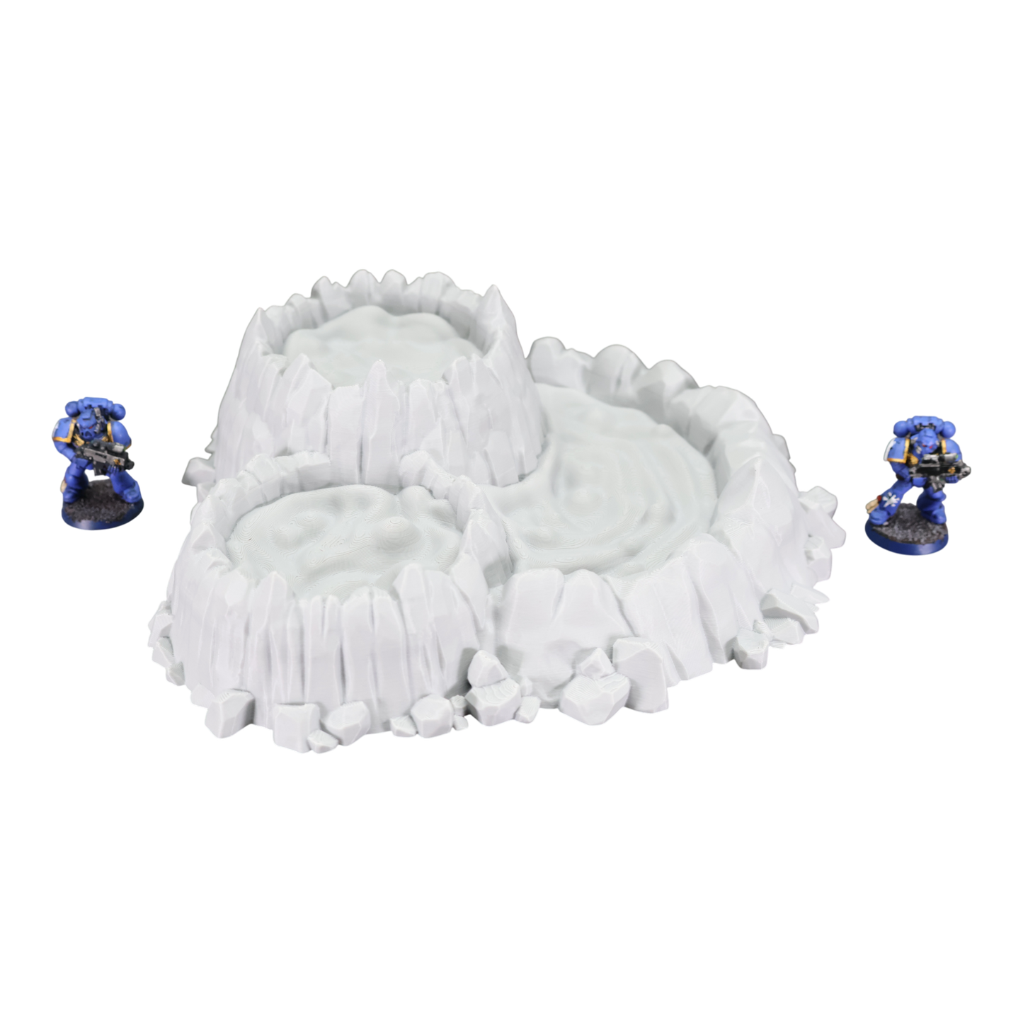 Wargaming 28mm scatter terrain scenery showing 3D-printed item that is compatible with games such as Warhammer 40K, Star Wars Legions, D+D, Dungeons and Dragons, Sci-Fi, Fantasy and other miniature tabletop games. Brand Jawar3d found at www.jawar3d.co.uk.