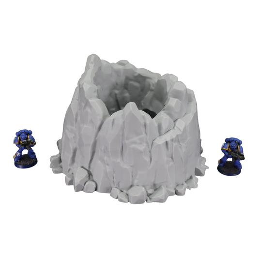 Wargaming 28mm scatter terrain scenery showing 3D-printed item that is compatible with games such as Warhammer 40K, Star Wars Legions, D+D, Dungeons and Dragons, Sci-Fi, Fantasy and other miniature tabletop games. Brand Jawar3d found at www.jawar3d.co.uk.