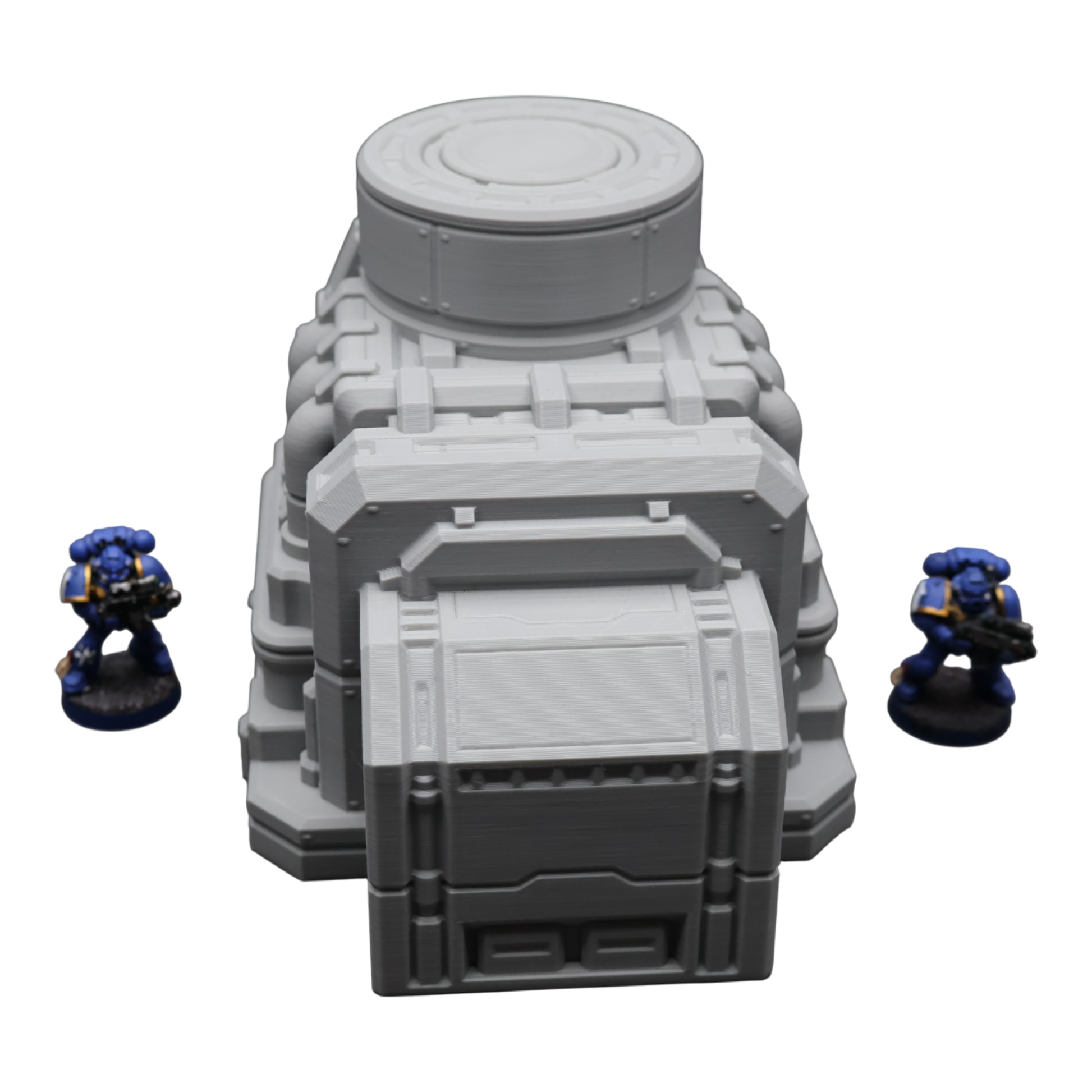 Wargaming 28mm scatter terrain scenery showing 3D-printed item that is compatible with games such as Warhammer 40K, Star Wars Legions, D+D, Dungeons and Dragons, Sci-Fi, Fantasy and other miniature tabletop games. Brand Jawar3d found at www.jawar3d.co.uk.