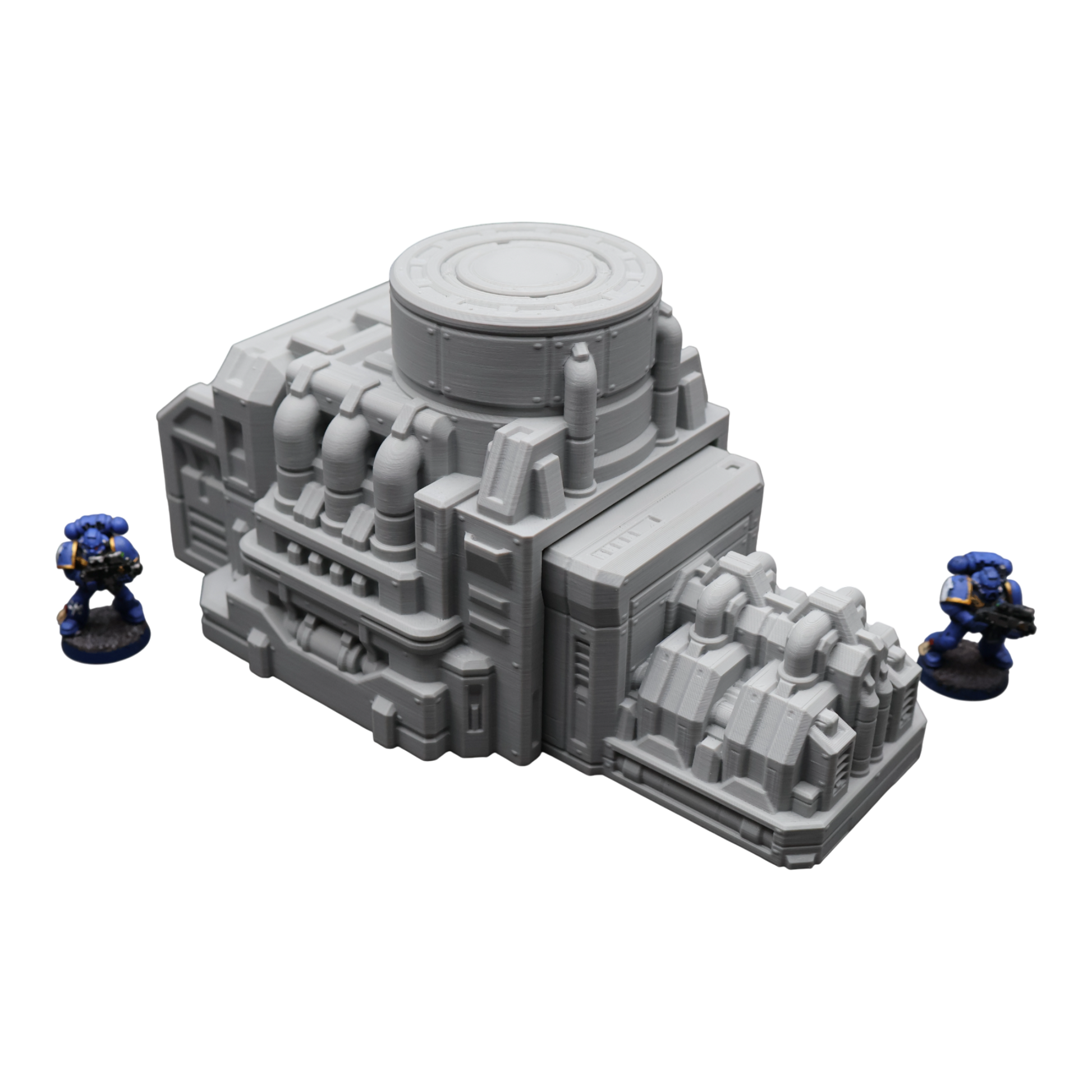 Wargaming 28mm scatter terrain scenery showing 3D-printed item that is compatible with games such as Warhammer 40K, Star Wars Legions, D+D, Dungeons and Dragons, Sci-Fi, Fantasy and other miniature tabletop games. Brand Jawar3d found at www.jawar3d.co.uk.