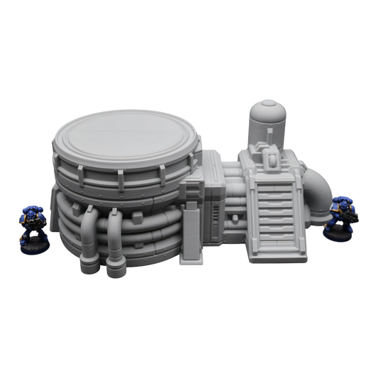 Wargaming 28mm scatter terrain scenery showing 3D-printed item that is compatible with games such as Warhammer 40K, Star Wars Legions, D+D, Dungeons and Dragons, Sci-Fi, Fantasy and other miniature tabletop games. Brand Jawar3d found at www.jawar3d.co.uk.
