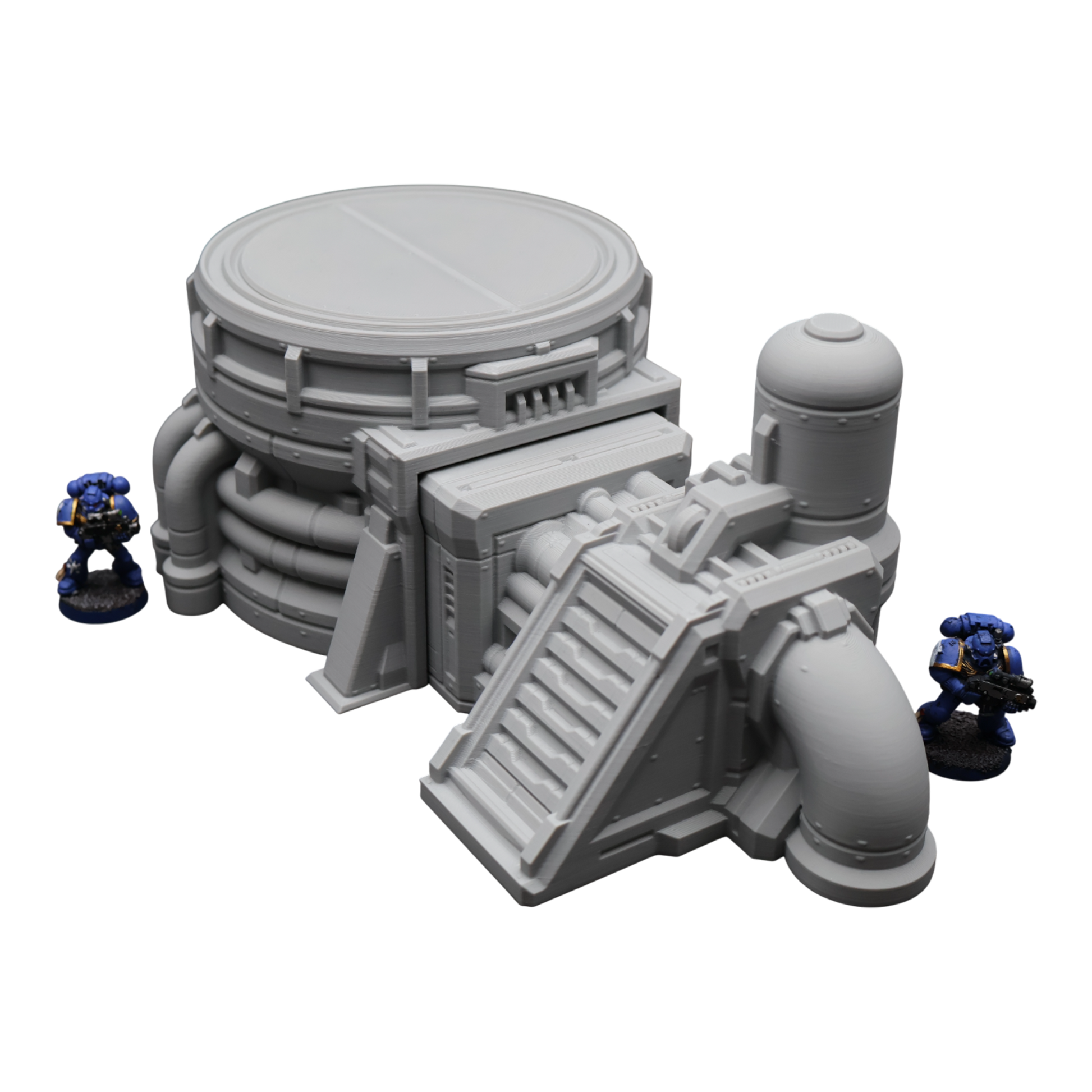 Wargaming 28mm scatter terrain scenery showing 3D-printed item that is compatible with games such as Warhammer 40K, Star Wars Legions, D+D, Dungeons and Dragons, Sci-Fi, Fantasy and other miniature tabletop games. Brand Jawar3d found at www.jawar3d.co.uk.