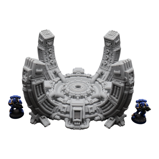 Wargaming 28mm scatter terrain scenery showing 3D-printed item that is compatible with games such as Warhammer 40K, Star Wars Legions, D+D, Dungeons and Dragons, Sci-Fi, Fantasy and other miniature tabletop games. Brand Jawar3d found at www.jawar3d.co.uk.