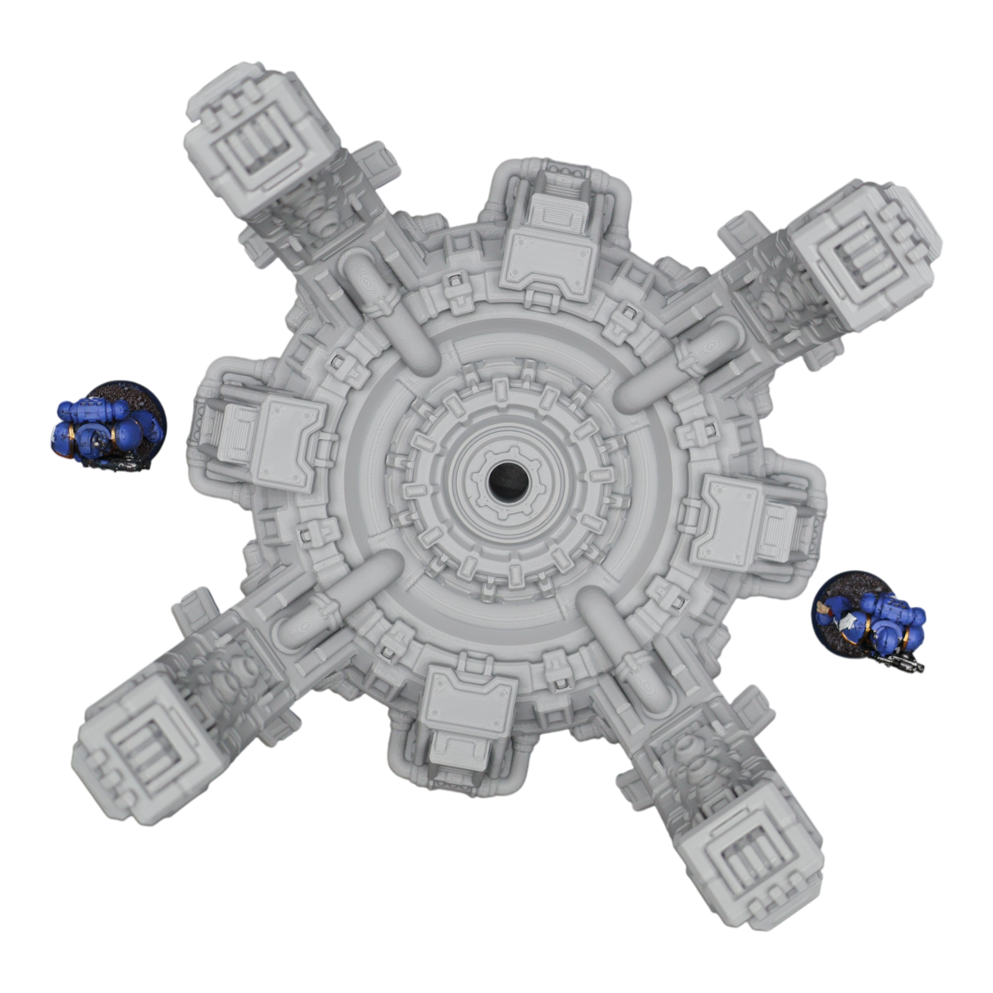 Wargaming 28mm scatter terrain scenery showing 3D-printed item that is compatible with games such as Warhammer 40K, Star Wars Legions, D+D, Dungeons and Dragons, Sci-Fi, Fantasy and other miniature tabletop games. Brand Jawar3d found at www.jawar3d.co.uk.