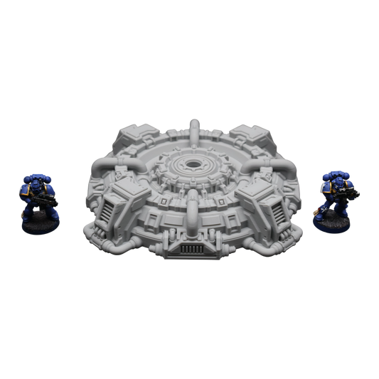 Wargaming 28mm scatter terrain scenery showing 3D-printed item that is compatible with games such as Warhammer 40K, Star Wars Legions, D+D, Dungeons and Dragons, Sci-Fi, Fantasy and other miniature tabletop games. Brand Jawar3d found at www.jawar3d.co.uk.