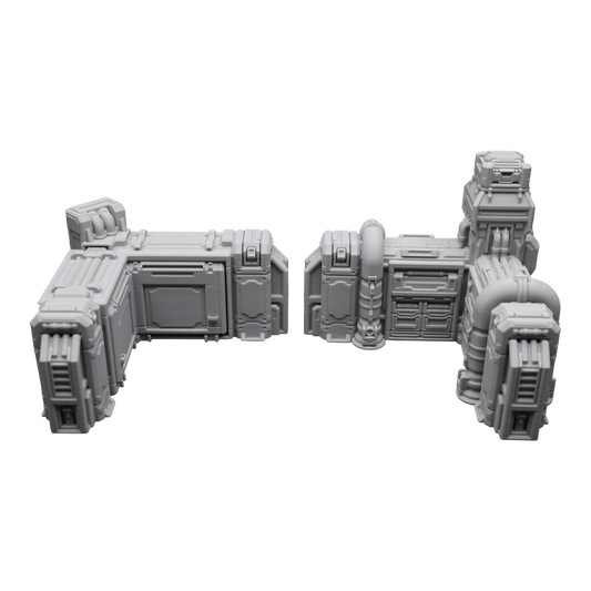 Wargaming 28mm scatter terrain scenery showing 3D-printed item that is compatible with games such as Warhammer 40K, Star Wars Legions, D+D, Dungeons and Dragons, Sci-Fi, Fantasy and other miniature tabletop games. Brand Jawar3d found at www.jawar3d.co.uk.