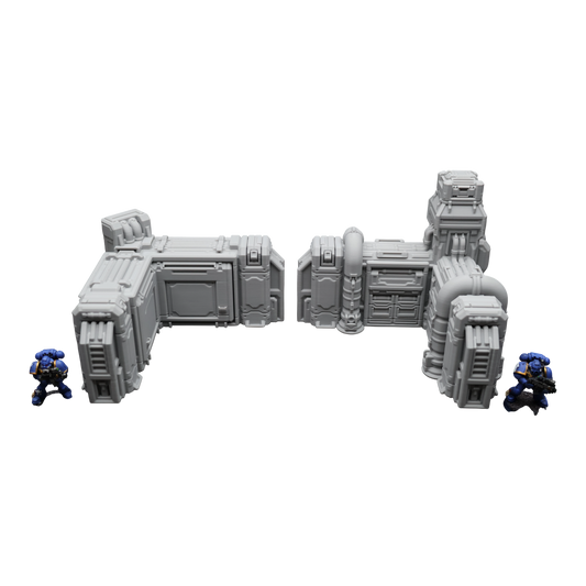 Wargaming 28mm scatter terrain scenery showing 3D-printed item that is compatible with games such as Warhammer 40K, Star Wars Legions, D+D, Dungeons and Dragons, Sci-Fi, Fantasy and other miniature tabletop games. Brand Jawar3d found at www.jawar3d.co.uk.