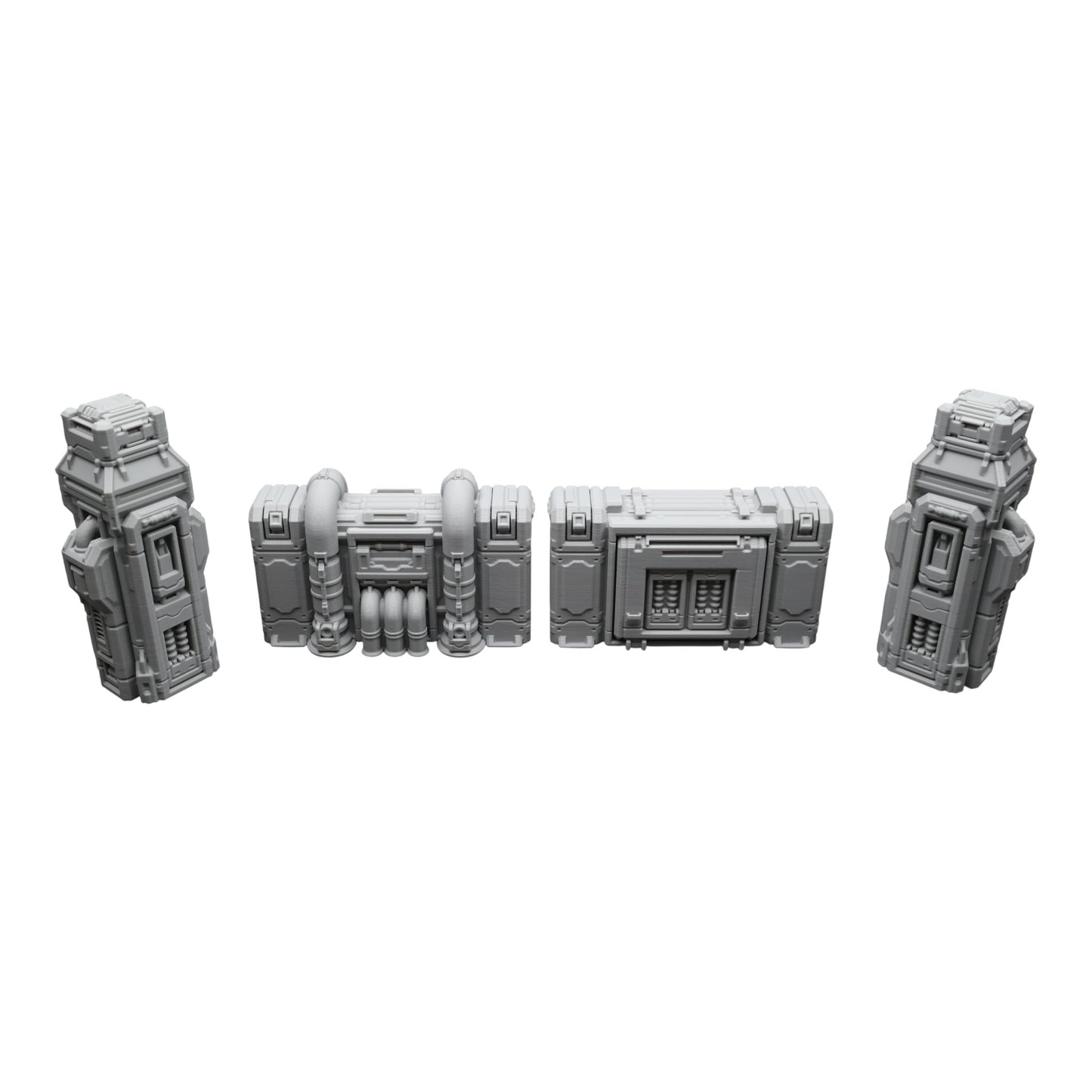 Wargaming 28mm scatter terrain scenery showing 3D-printed item that is compatible with games such as Warhammer 40K, Star Wars Legions, D+D, Dungeons and Dragons, Sci-Fi, Fantasy and other miniature tabletop games. Brand Jawar3d found at www.jawar3d.co.uk.