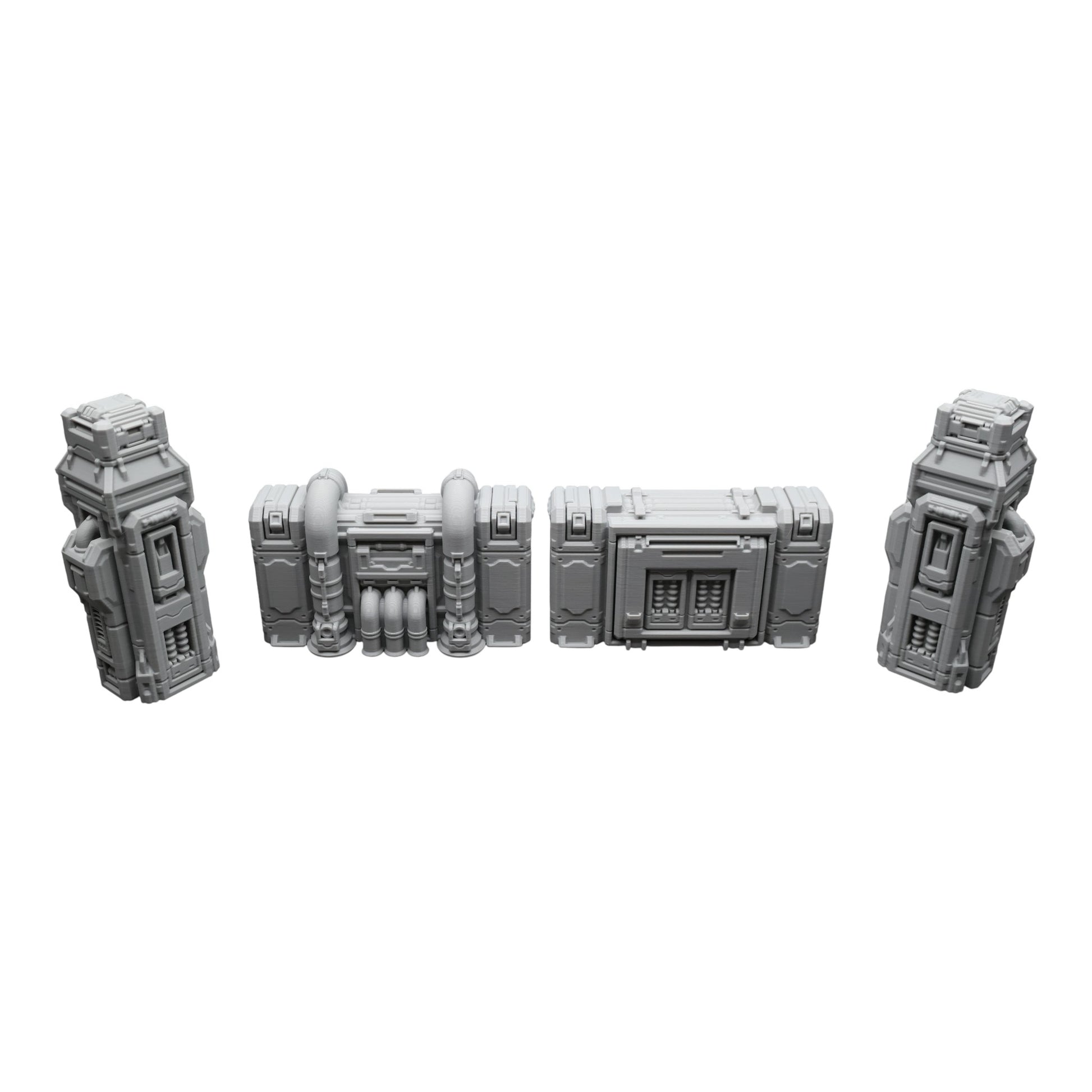 Wargaming 28mm scatter terrain scenery showing 3D-printed item that is compatible with games such as Warhammer 40K, Star Wars Legions, D+D, Dungeons and Dragons, Sci-Fi, Fantasy and other miniature tabletop games. Brand Jawar3d found at www.jawar3d.co.uk.
