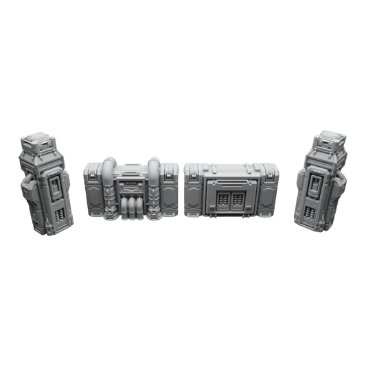 Wargaming 28mm scatter terrain scenery showing 3D-printed item that is compatible with games such as Warhammer 40K, Star Wars Legions, D+D, Dungeons and Dragons, Sci-Fi, Fantasy and other miniature tabletop games. Brand Jawar3d found at www.jawar3d.co.uk.