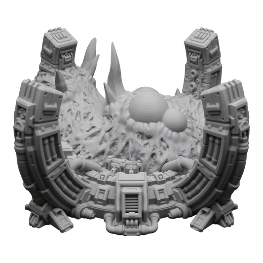 Wargaming 28mm scatter terrain scenery showing 3D-printed item that is compatible with games such as Warhammer 40K, Star Wars Legions, D+D, Dungeons and Dragons, Sci-Fi, Fantasy and other miniature tabletop games. Brand Jawar3d found at www.jawar3d.co.uk.