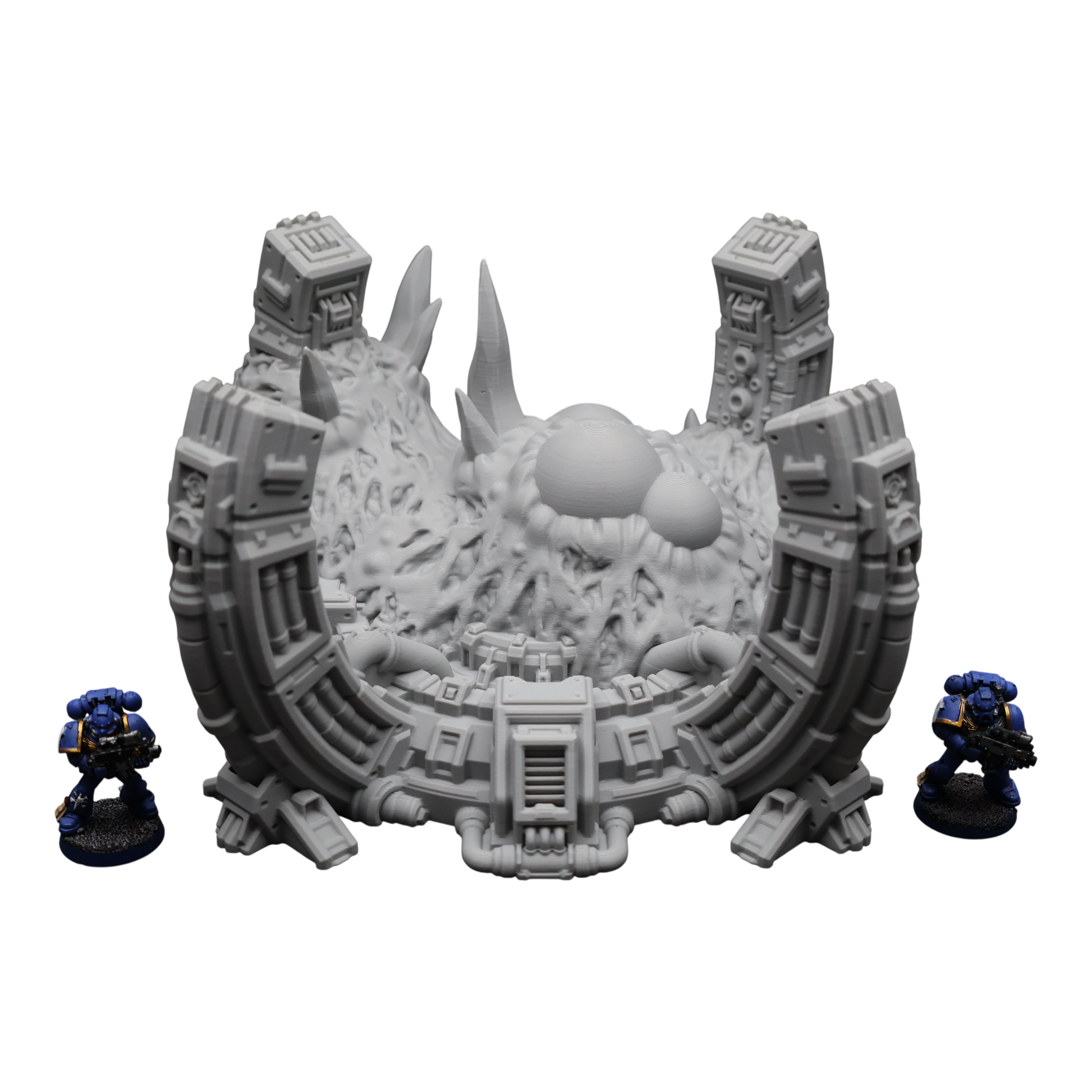Wargaming 28mm scatter terrain scenery showing 3D-printed item that is compatible with games such as Warhammer 40K, Star Wars Legions, D+D, Dungeons and Dragons, Sci-Fi, Fantasy and other miniature tabletop games. Brand Jawar3d found at www.jawar3d.co.uk.