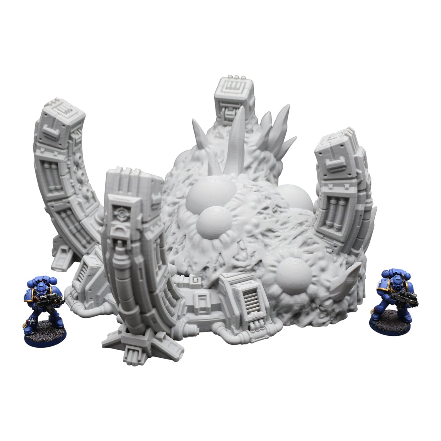 Wargaming 28mm scatter terrain scenery showing 3D-printed item that is compatible with games such as Warhammer 40K, Star Wars Legions, D+D, Dungeons and Dragons, Sci-Fi, Fantasy and other miniature tabletop games. Brand Jawar3d found at www.jawar3d.co.uk.