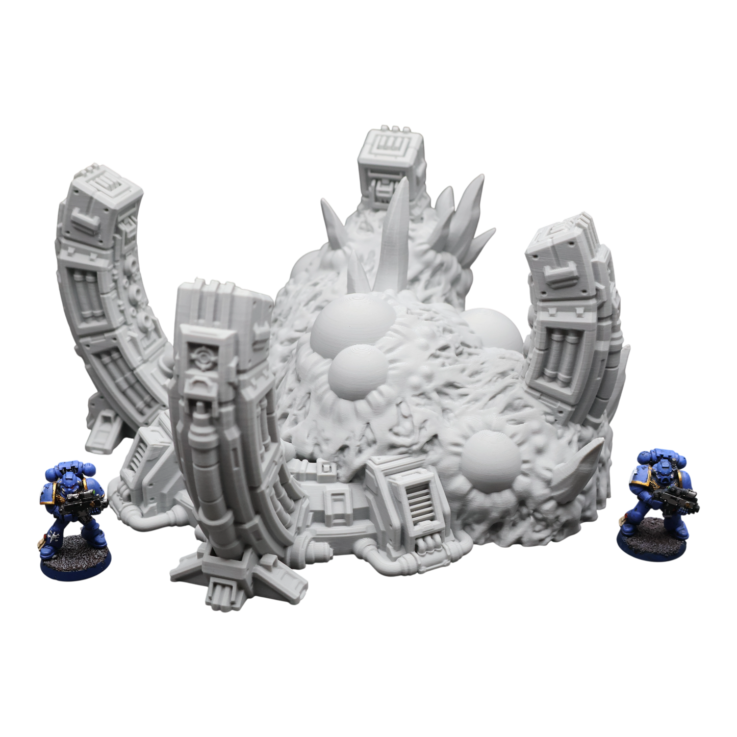 Wargaming 28mm scatter terrain scenery showing 3D-printed item that is compatible with games such as Warhammer 40K, Star Wars Legions, D+D, Dungeons and Dragons, Sci-Fi, Fantasy and other miniature tabletop games. Brand Jawar3d found at www.jawar3d.co.uk.