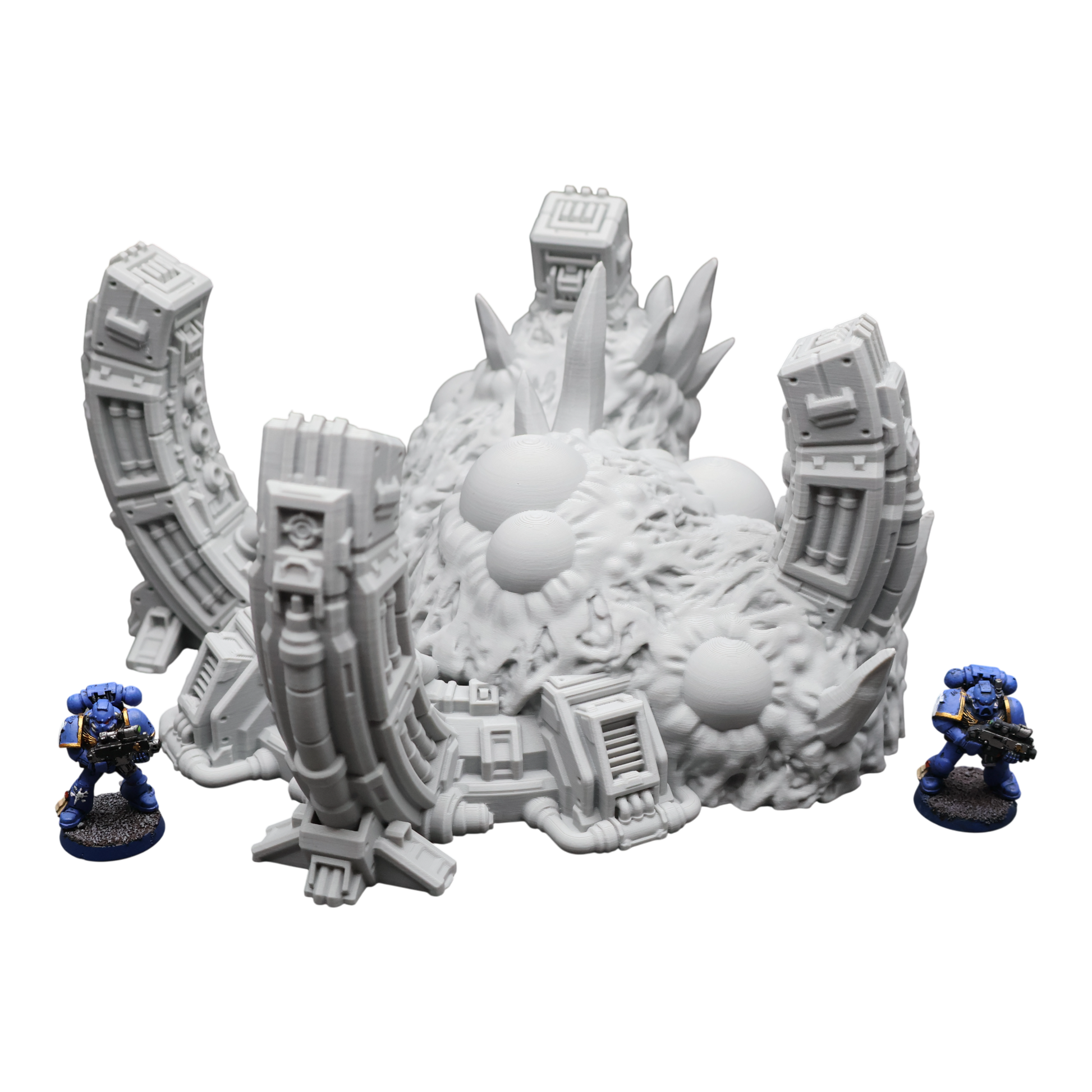 Wargaming 28mm scatter terrain scenery showing 3D-printed item that is compatible with games such as Warhammer 40K, Star Wars Legions, D+D, Dungeons and Dragons, Sci-Fi, Fantasy and other miniature tabletop games. Brand Jawar3d found at www.jawar3d.co.uk.