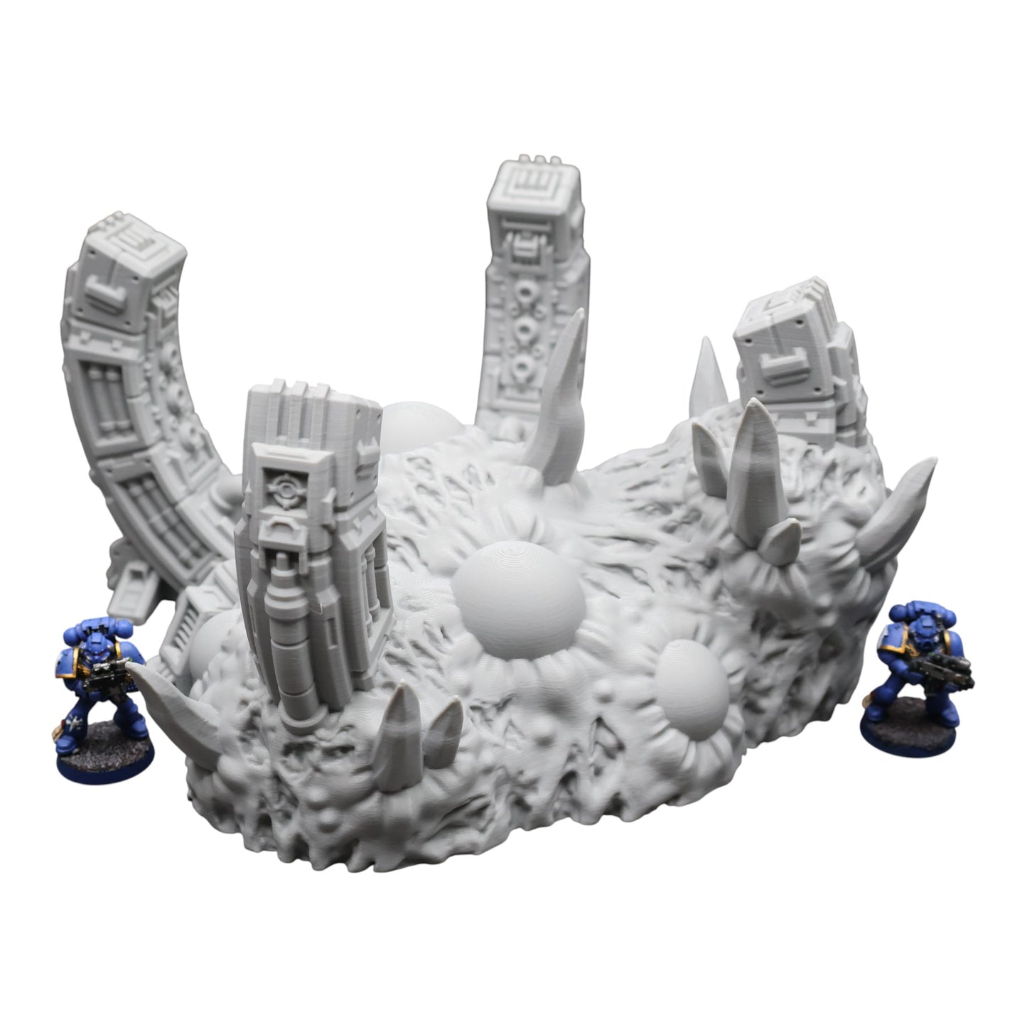 Wargaming 28mm scatter terrain scenery showing 3D-printed item that is compatible with games such as Warhammer 40K, Star Wars Legions, D+D, Dungeons and Dragons, Sci-Fi, Fantasy and other miniature tabletop games. Brand Jawar3d found at www.jawar3d.co.uk.
