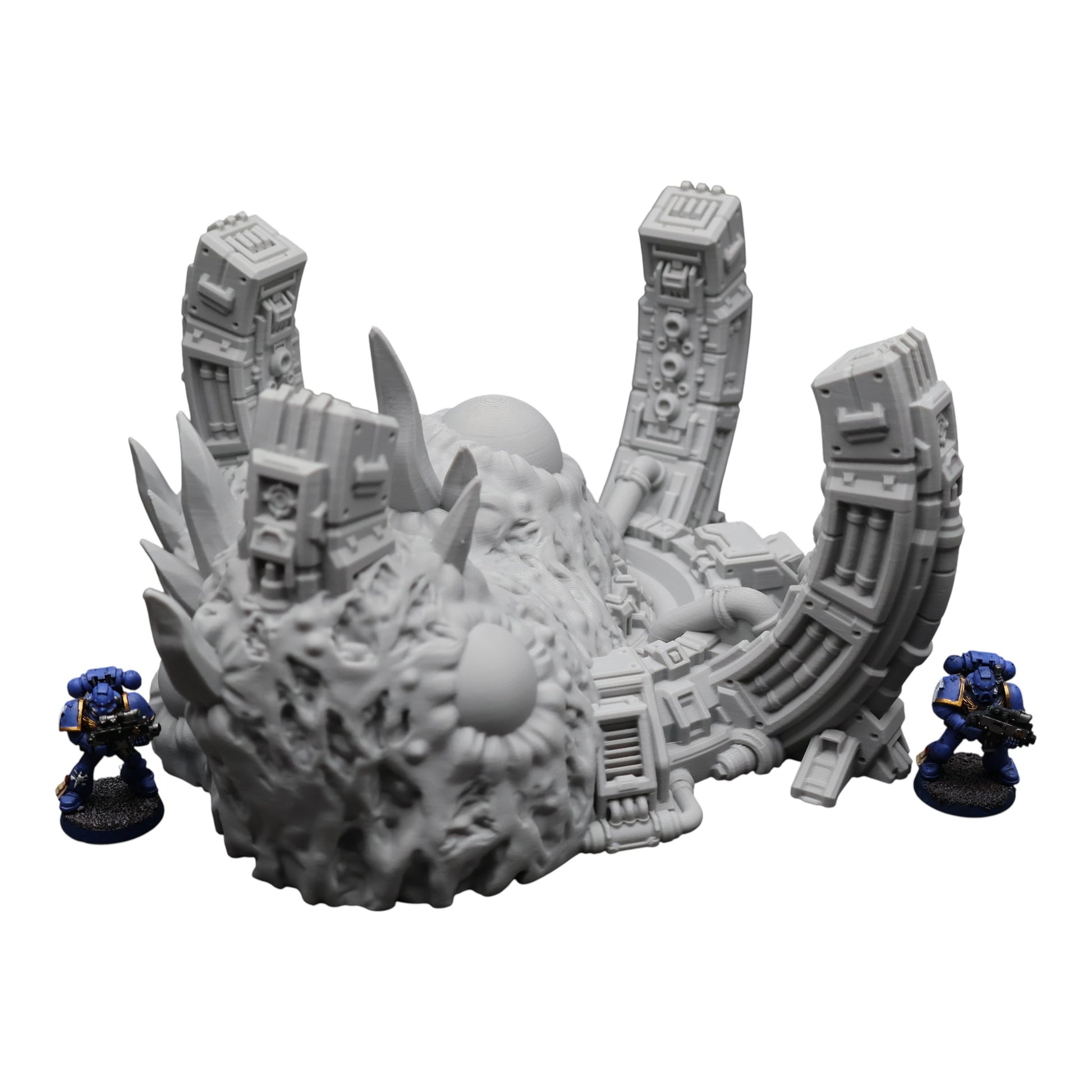 Wargaming 28mm scatter terrain scenery showing 3D-printed item that is compatible with games such as Warhammer 40K, Star Wars Legions, D+D, Dungeons and Dragons, Sci-Fi, Fantasy and other miniature tabletop games. Brand Jawar3d found at www.jawar3d.co.uk.