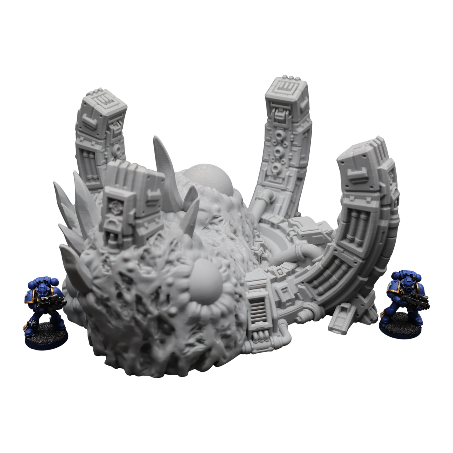 Wargaming 28mm scatter terrain scenery showing 3D-printed item that is compatible with games such as Warhammer 40K, Star Wars Legions, D+D, Dungeons and Dragons, Sci-Fi, Fantasy and other miniature tabletop games. Brand Jawar3d found at www.jawar3d.co.uk.
