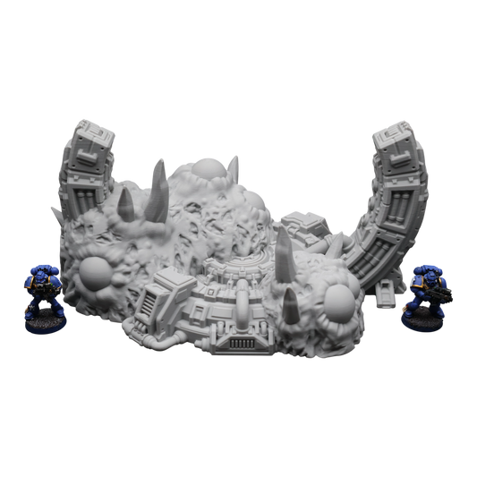 Wargaming 28mm scatter terrain scenery showing 3D-printed item that is compatible with games such as Warhammer 40K, Star Wars Legions, D+D, Dungeons and Dragons, Sci-Fi, Fantasy and other miniature tabletop games. Brand Jawar3d found at www.jawar3d.co.uk.
