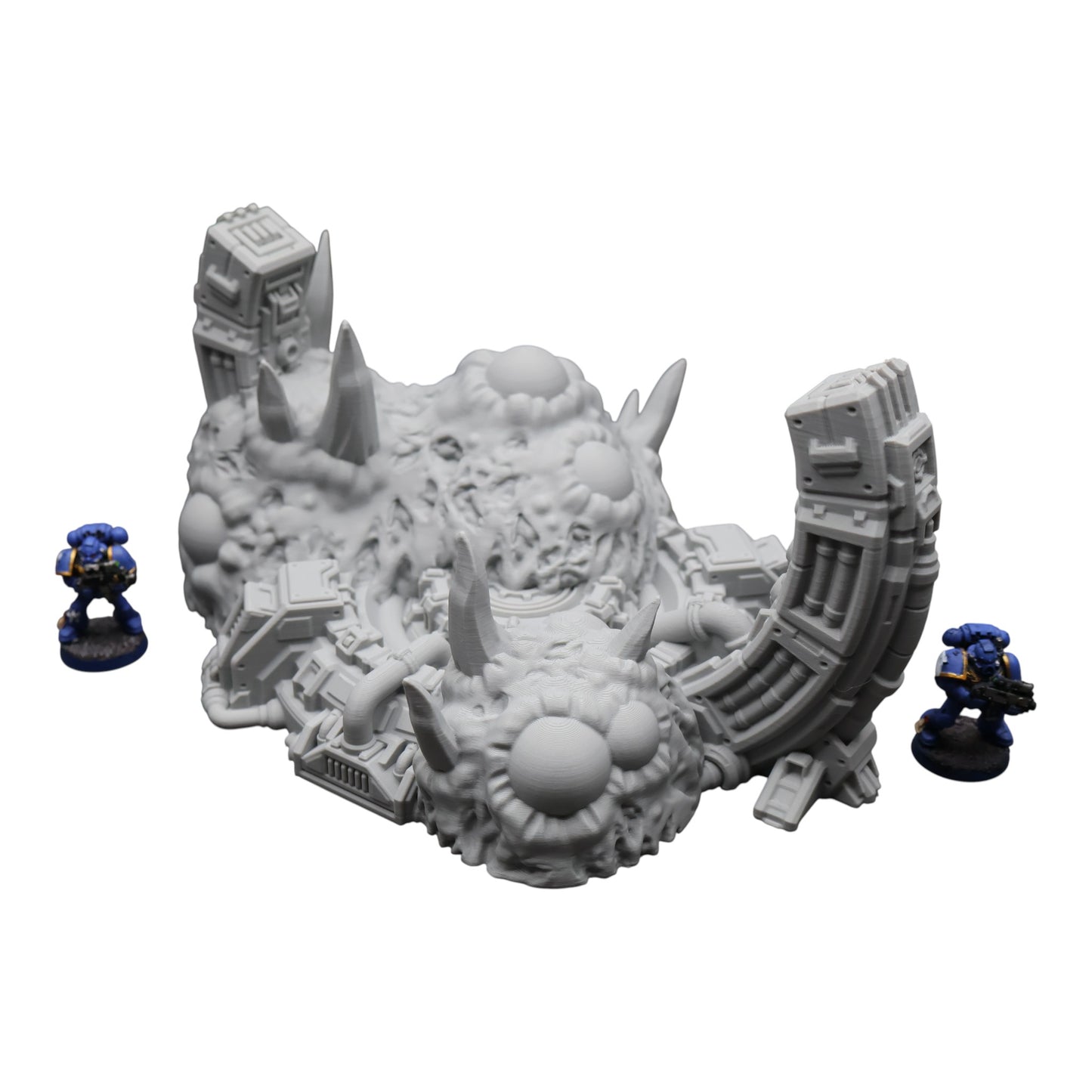 Wargaming 28mm scatter terrain scenery showing 3D-printed item that is compatible with games such as Warhammer 40K, Star Wars Legions, D+D, Dungeons and Dragons, Sci-Fi, Fantasy and other miniature tabletop games. Brand Jawar3d found at www.jawar3d.co.uk.