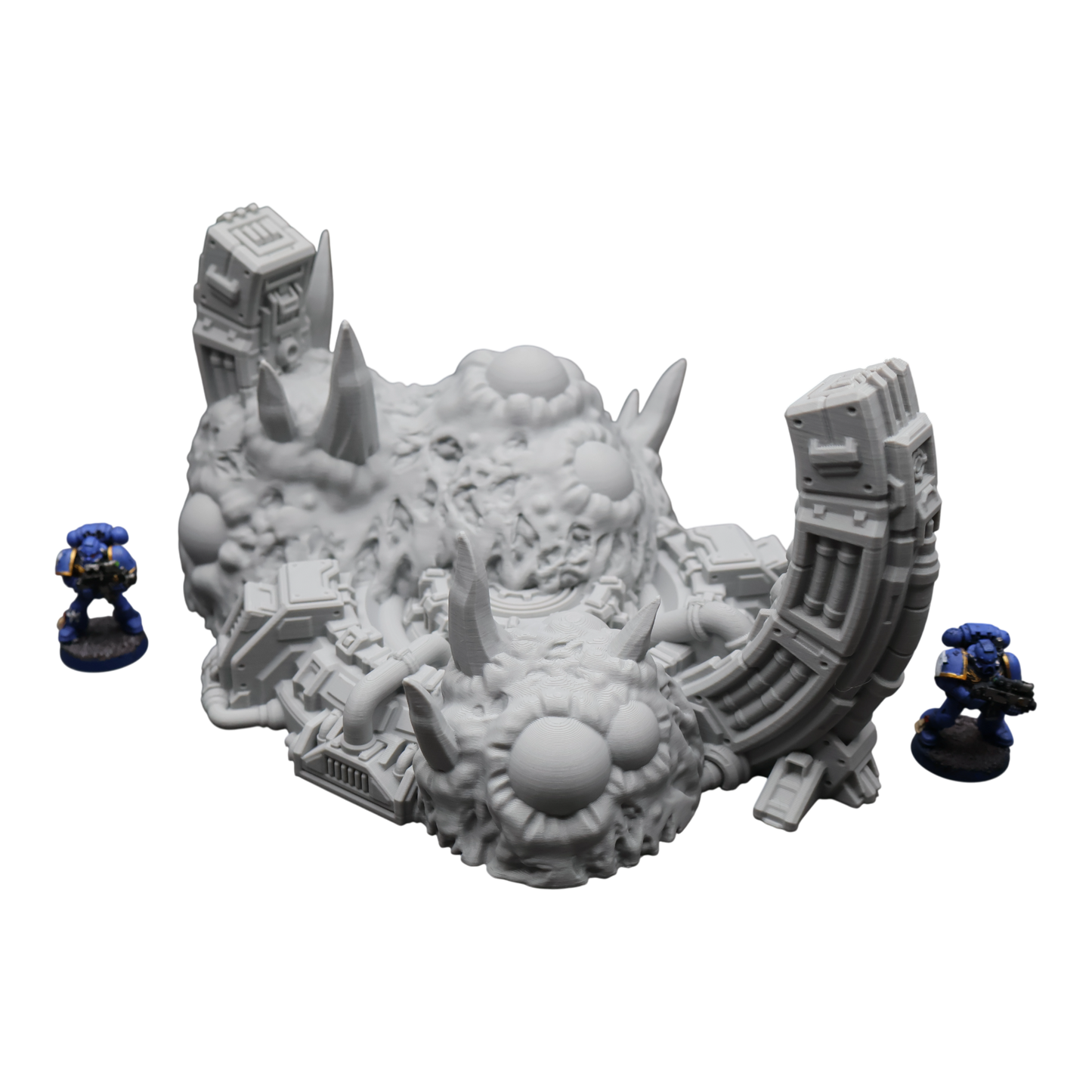 Wargaming 28mm scatter terrain scenery showing 3D-printed item that is compatible with games such as Warhammer 40K, Star Wars Legions, D+D, Dungeons and Dragons, Sci-Fi, Fantasy and other miniature tabletop games. Brand Jawar3d found at www.jawar3d.co.uk.