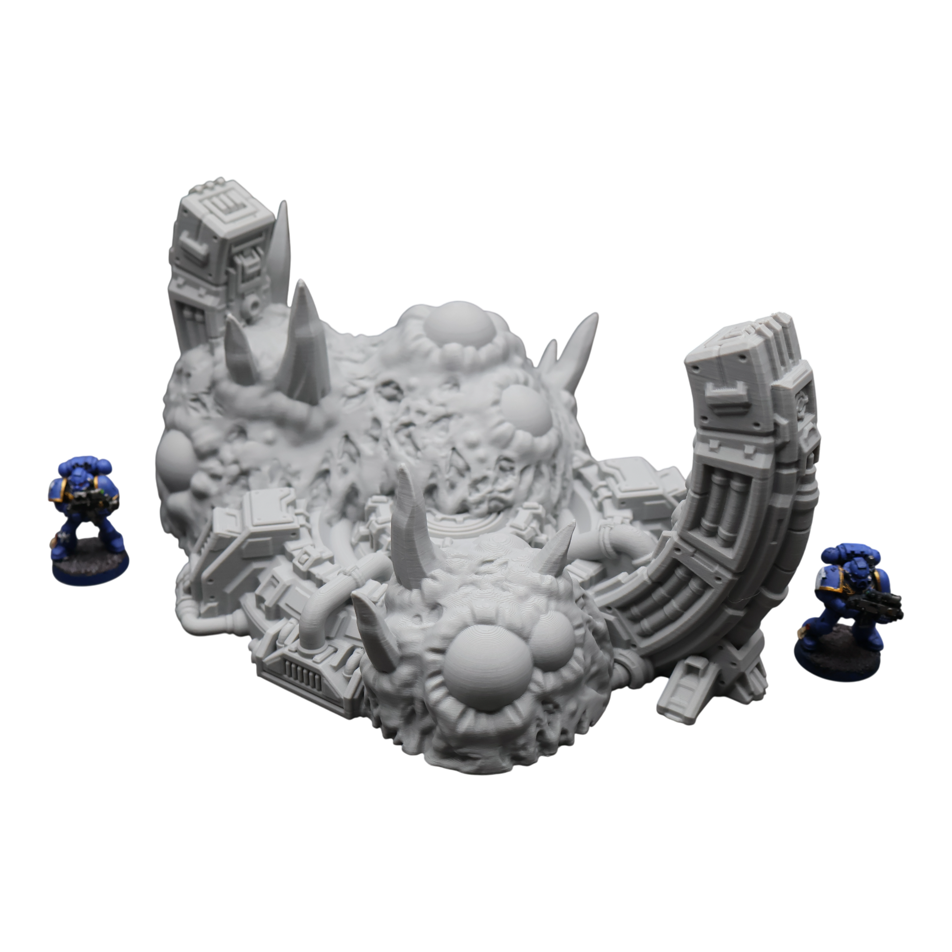 Wargaming 28mm scatter terrain scenery showing 3D-printed item that is compatible with games such as Warhammer 40K, Star Wars Legions, D+D, Dungeons and Dragons, Sci-Fi, Fantasy and other miniature tabletop games. Brand Jawar3d found at www.jawar3d.co.uk.