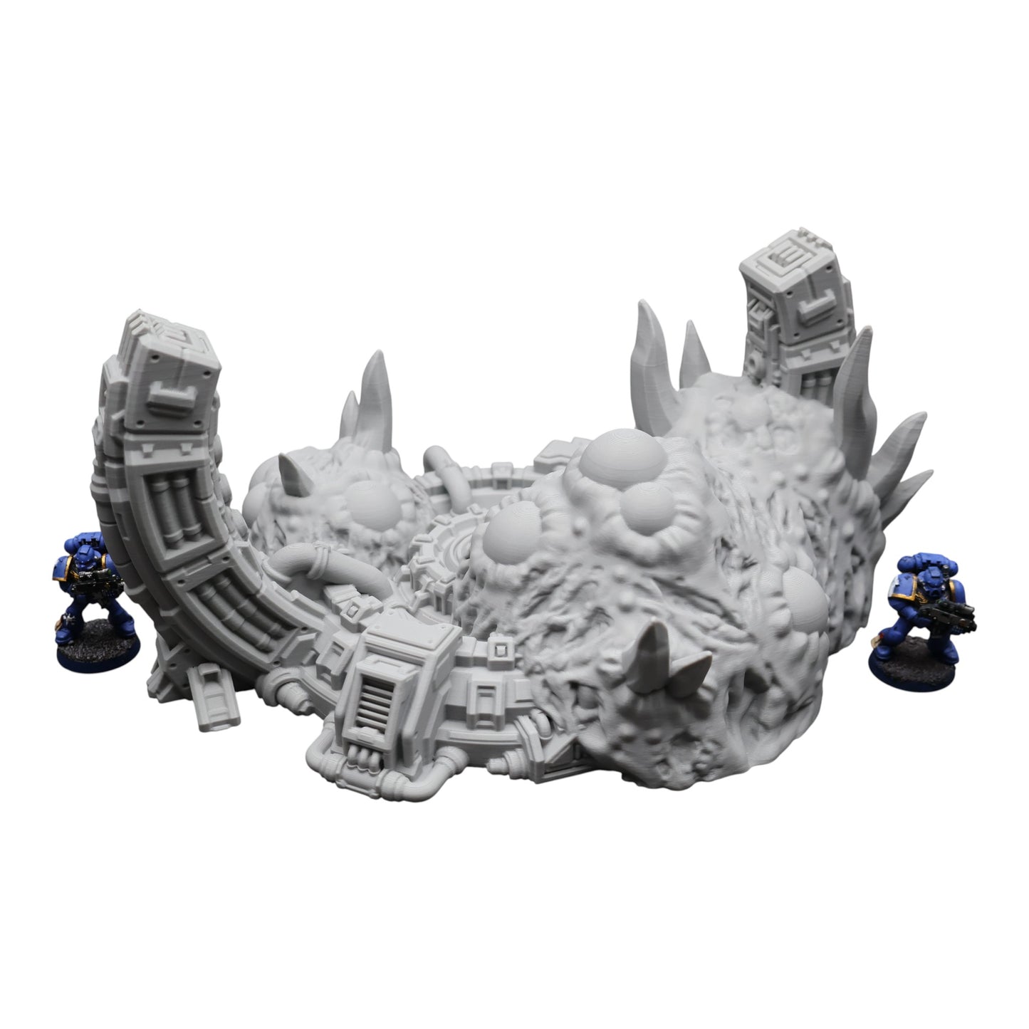 Wargaming 28mm scatter terrain scenery showing 3D-printed item that is compatible with games such as Warhammer 40K, Star Wars Legions, D+D, Dungeons and Dragons, Sci-Fi, Fantasy and other miniature tabletop games. Brand Jawar3d found at www.jawar3d.co.uk.