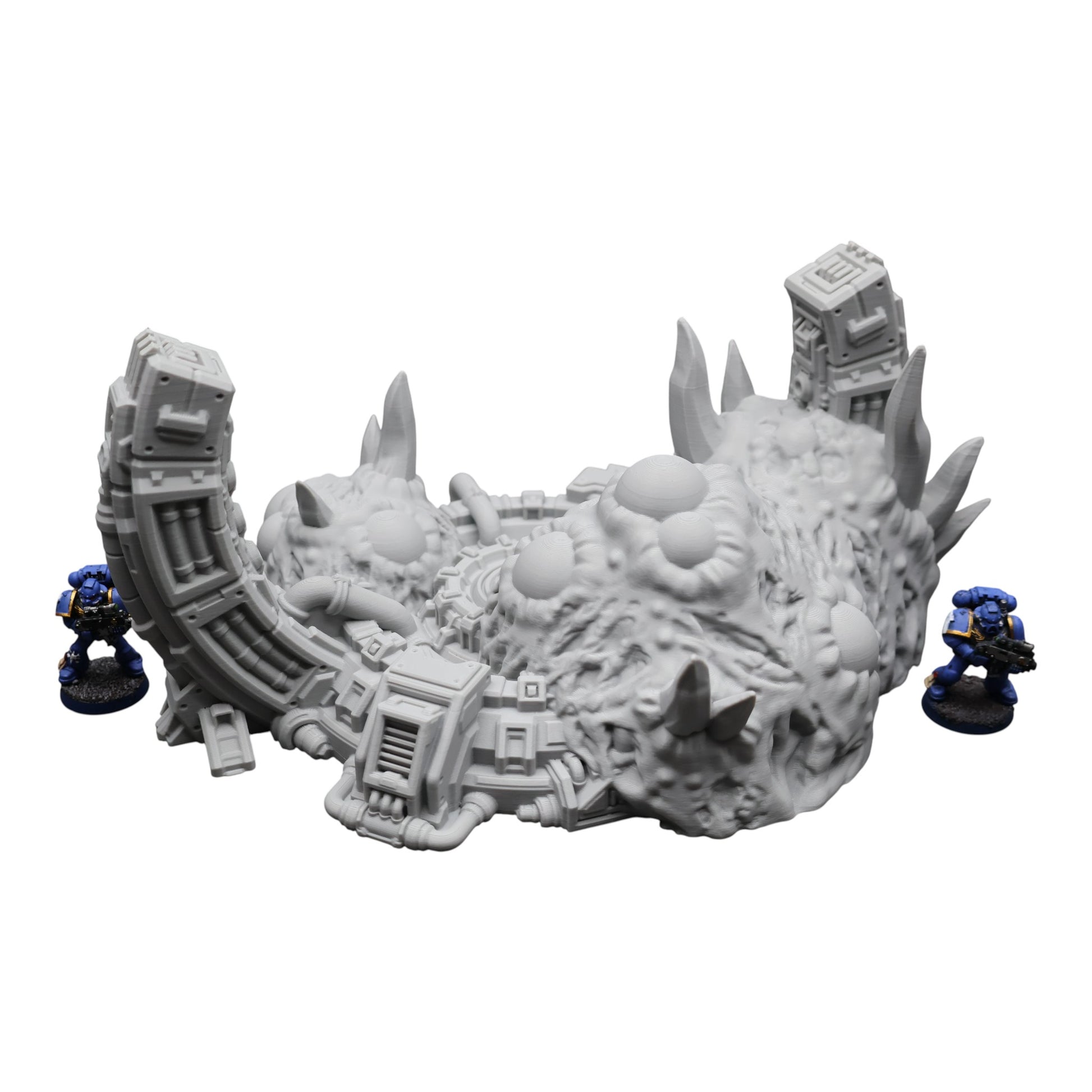 Wargaming 28mm scatter terrain scenery showing 3D-printed item that is compatible with games such as Warhammer 40K, Star Wars Legions, D+D, Dungeons and Dragons, Sci-Fi, Fantasy and other miniature tabletop games. Brand Jawar3d found at www.jawar3d.co.uk.