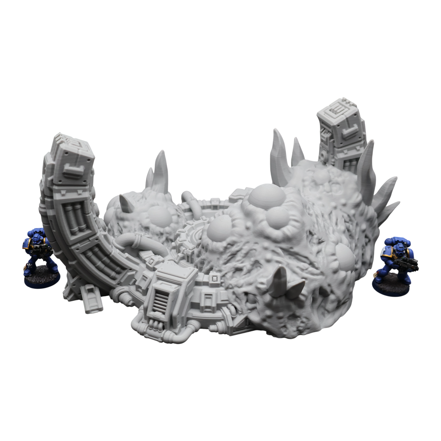 Wargaming 28mm scatter terrain scenery showing 3D-printed item that is compatible with games such as Warhammer 40K, Star Wars Legions, D+D, Dungeons and Dragons, Sci-Fi, Fantasy and other miniature tabletop games. Brand Jawar3d found at www.jawar3d.co.uk.