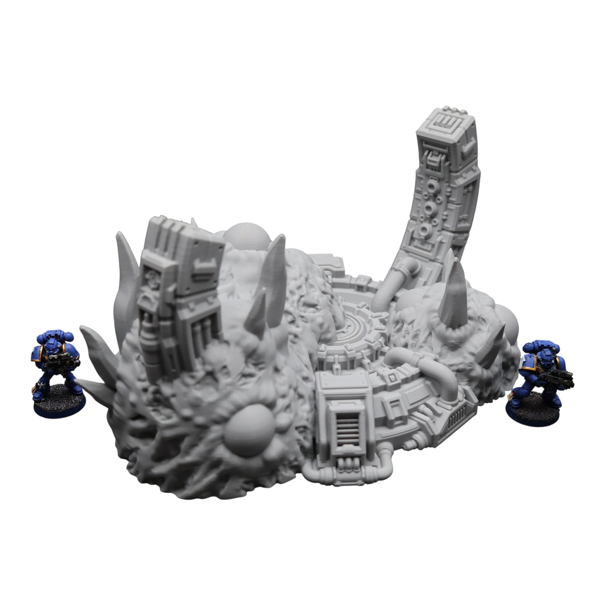 Wargaming 28mm scatter terrain scenery showing 3D-printed item that is compatible with games such as Warhammer 40K, Star Wars Legions, D+D, Dungeons and Dragons, Sci-Fi, Fantasy and other miniature tabletop games. Brand Jawar3d found at www.jawar3d.co.uk.
