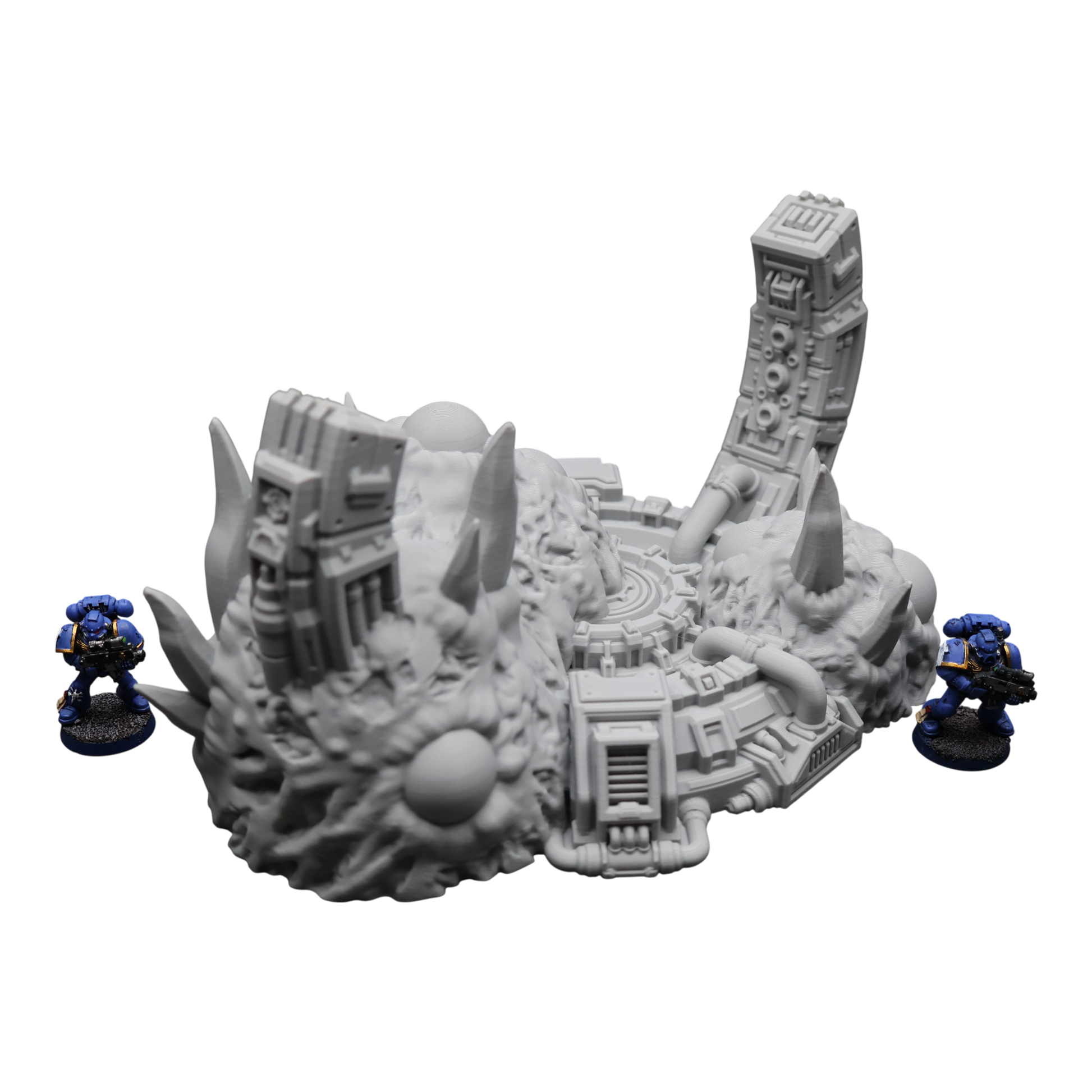 Wargaming 28mm scatter terrain scenery showing 3D-printed item that is compatible with games such as Warhammer 40K, Star Wars Legions, D+D, Dungeons and Dragons, Sci-Fi, Fantasy and other miniature tabletop games. Brand Jawar3d found at www.jawar3d.co.uk.
