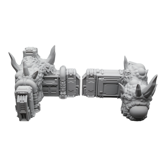 Wargaming 28mm scatter terrain scenery showing 3D-printed item that is compatible with games such as Warhammer 40K, Star Wars Legions, D+D, Dungeons and Dragons, Sci-Fi, Fantasy and other miniature tabletop games. Brand Jawar3d found at www.jawar3d.co.uk.