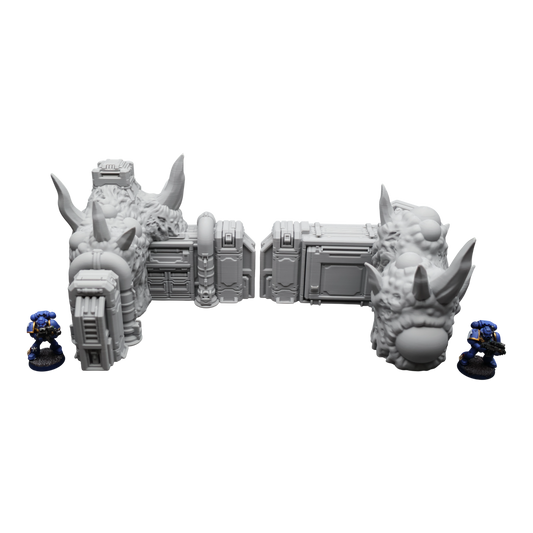 Wargaming 28mm scatter terrain scenery showing 3D-printed item that is compatible with games such as Warhammer 40K, Star Wars Legions, D+D, Dungeons and Dragons, Sci-Fi, Fantasy and other miniature tabletop games. Brand Jawar3d found at www.jawar3d.co.uk.