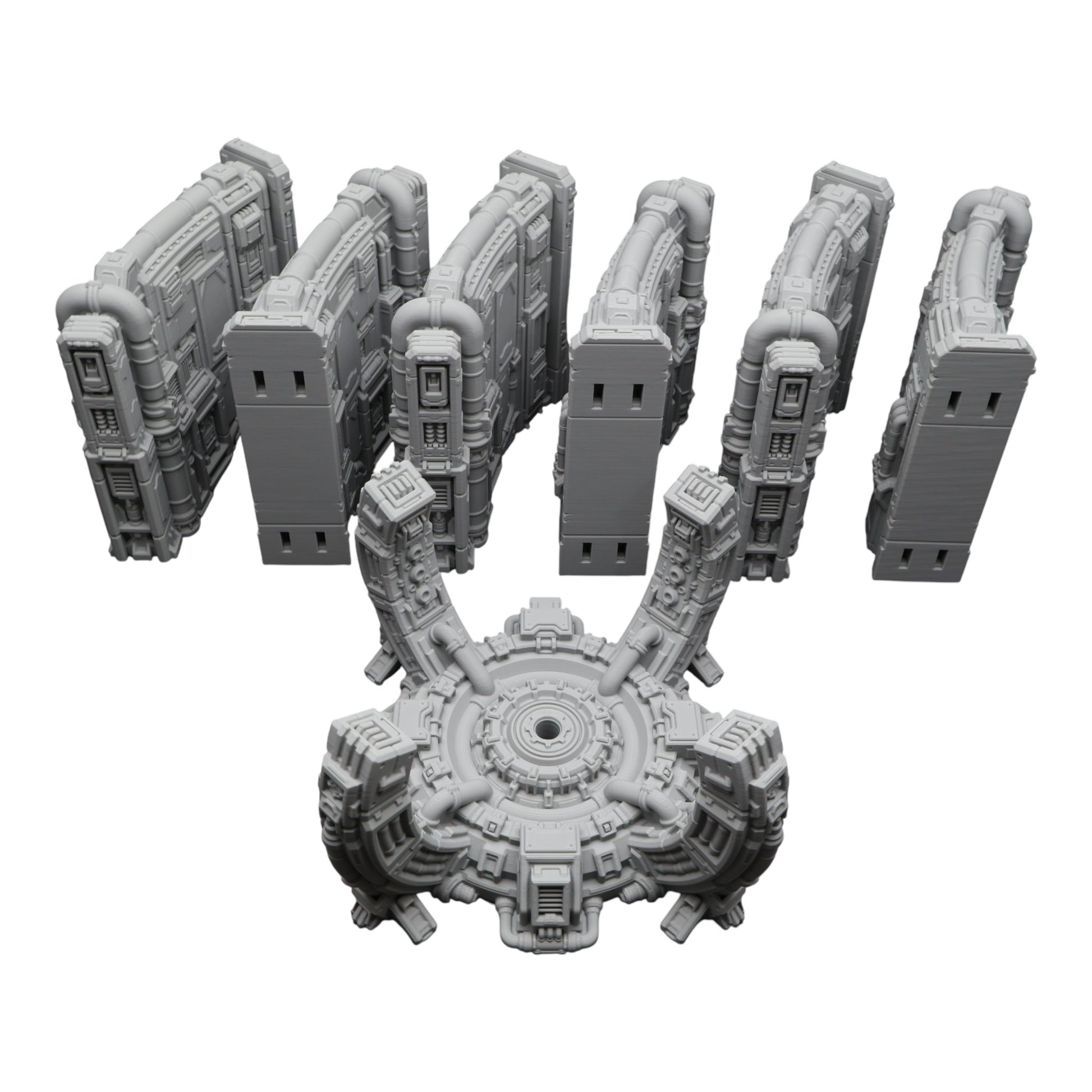 Wargaming 28mm scatter terrain scenery showing 3D-printed item that is compatible with games such as Warhammer 40K, Star Wars Legions, D+D, Dungeons and Dragons, Sci-Fi, Fantasy and other miniature tabletop games. Brand Jawar3d found at www.jawar3d.co.uk.