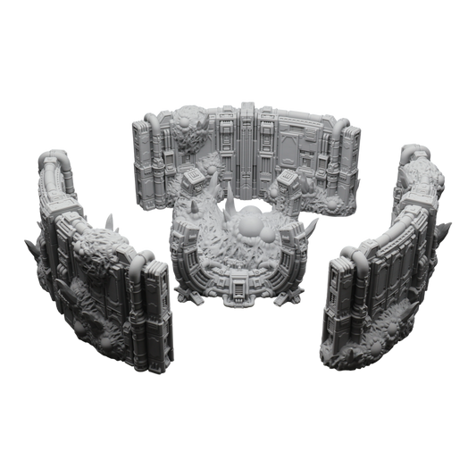 Wargaming 28mm scatter terrain scenery showing 3D-printed item that is compatible with games such as Warhammer 40K, Star Wars Legions, D+D, Dungeons and Dragons, Sci-Fi, Fantasy and other miniature tabletop games. Brand Jawar3d found at www.jawar3d.co.uk.