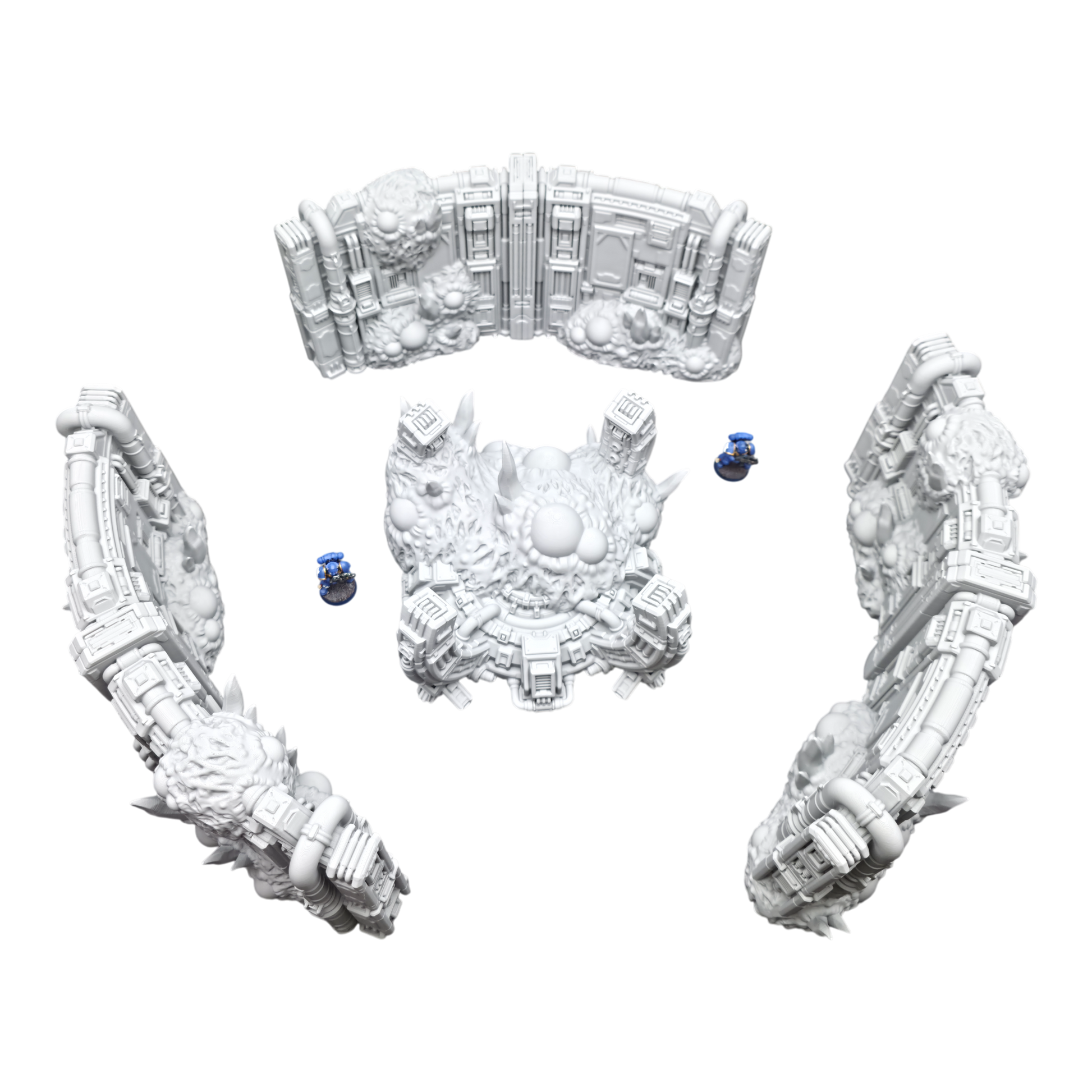 Wargaming 28mm scatter terrain scenery showing 3D-printed item that is compatible with games such as Warhammer 40K, Star Wars Legions, D+D, Dungeons and Dragons, Sci-Fi, Fantasy and other miniature tabletop games. Brand Jawar3d found at www.jawar3d.co.uk.