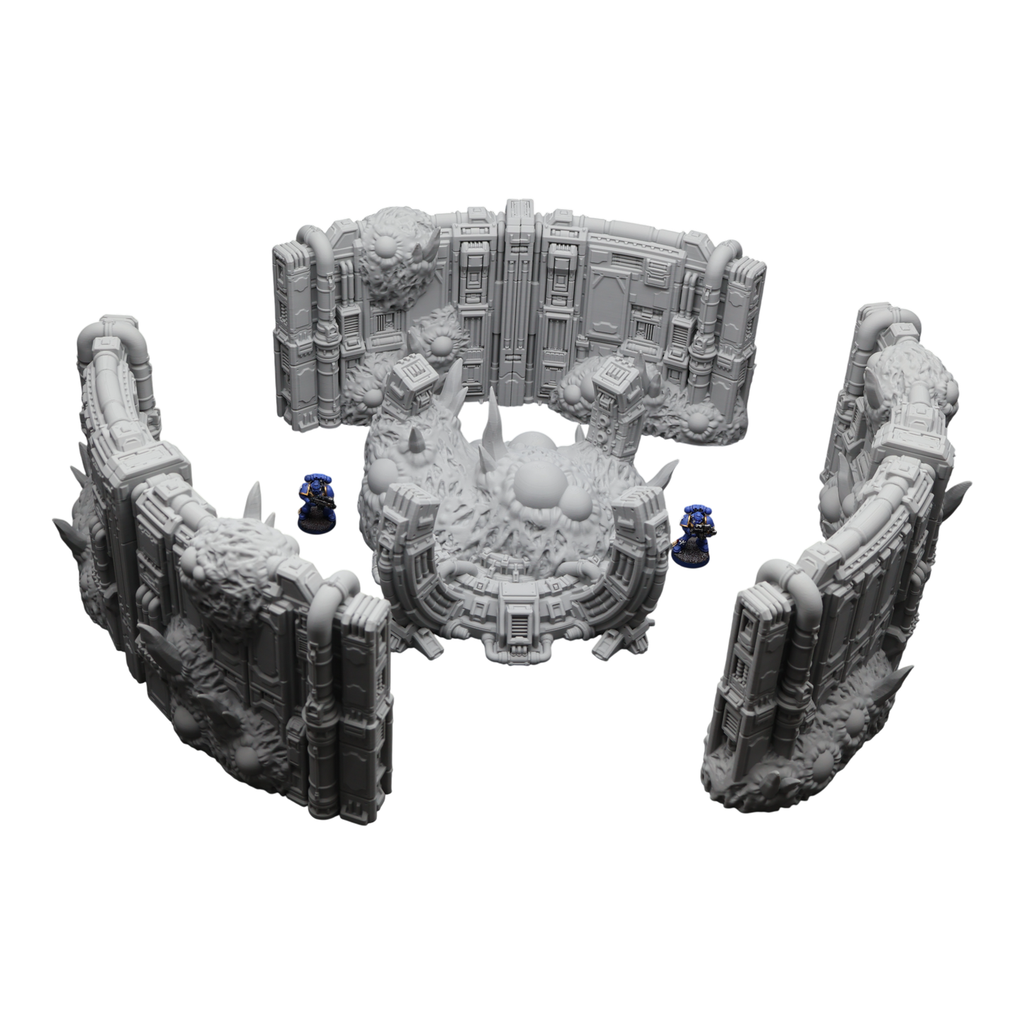 Wargaming 28mm scatter terrain scenery showing 3D-printed item that is compatible with games such as Warhammer 40K, Star Wars Legions, D+D, Dungeons and Dragons, Sci-Fi, Fantasy and other miniature tabletop games. Brand Jawar3d found at www.jawar3d.co.uk.