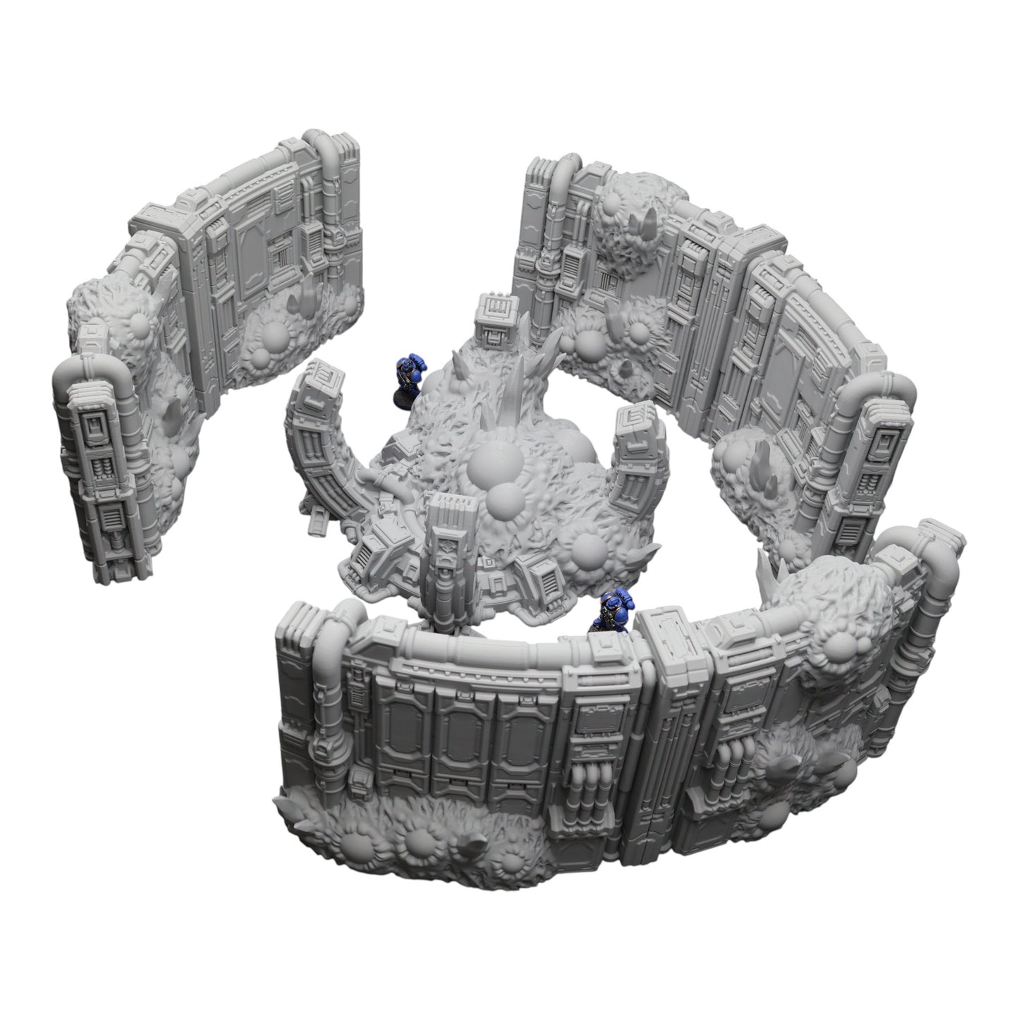 Wargaming 28mm scatter terrain scenery showing 3D-printed item that is compatible with games such as Warhammer 40K, Star Wars Legions, D+D, Dungeons and Dragons, Sci-Fi, Fantasy and other miniature tabletop games. Brand Jawar3d found at www.jawar3d.co.uk.