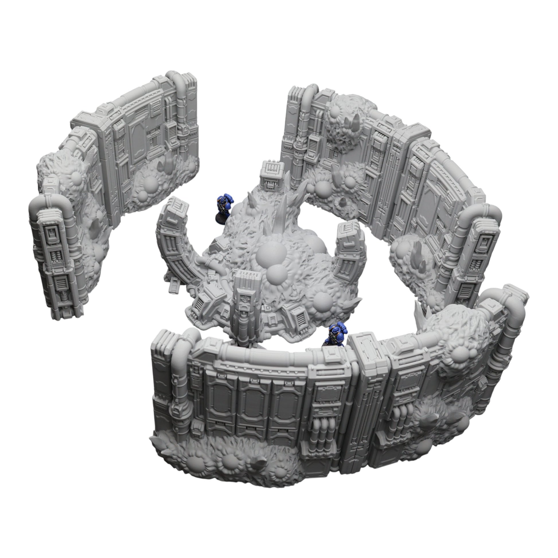 Wargaming 28mm scatter terrain scenery showing 3D-printed item that is compatible with games such as Warhammer 40K, Star Wars Legions, D+D, Dungeons and Dragons, Sci-Fi, Fantasy and other miniature tabletop games. Brand Jawar3d found at www.jawar3d.co.uk.