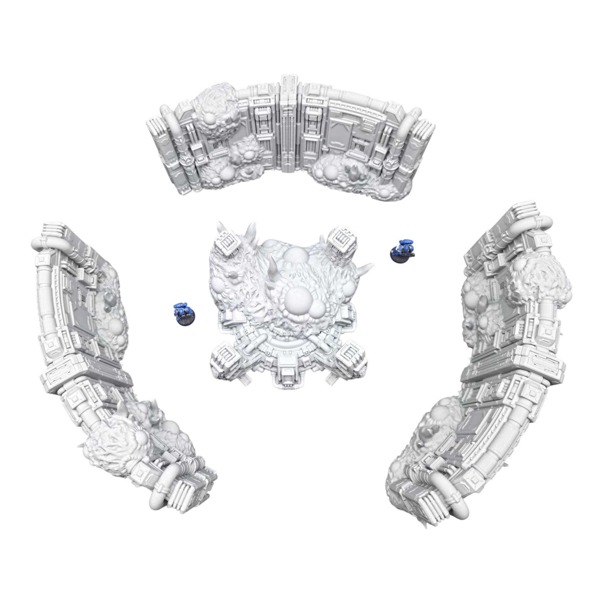 Wargaming 28mm scatter terrain scenery showing 3D-printed item that is compatible with games such as Warhammer 40K, Star Wars Legions, D+D, Dungeons and Dragons, Sci-Fi, Fantasy and other miniature tabletop games. Brand Jawar3d found at www.jawar3d.co.uk.