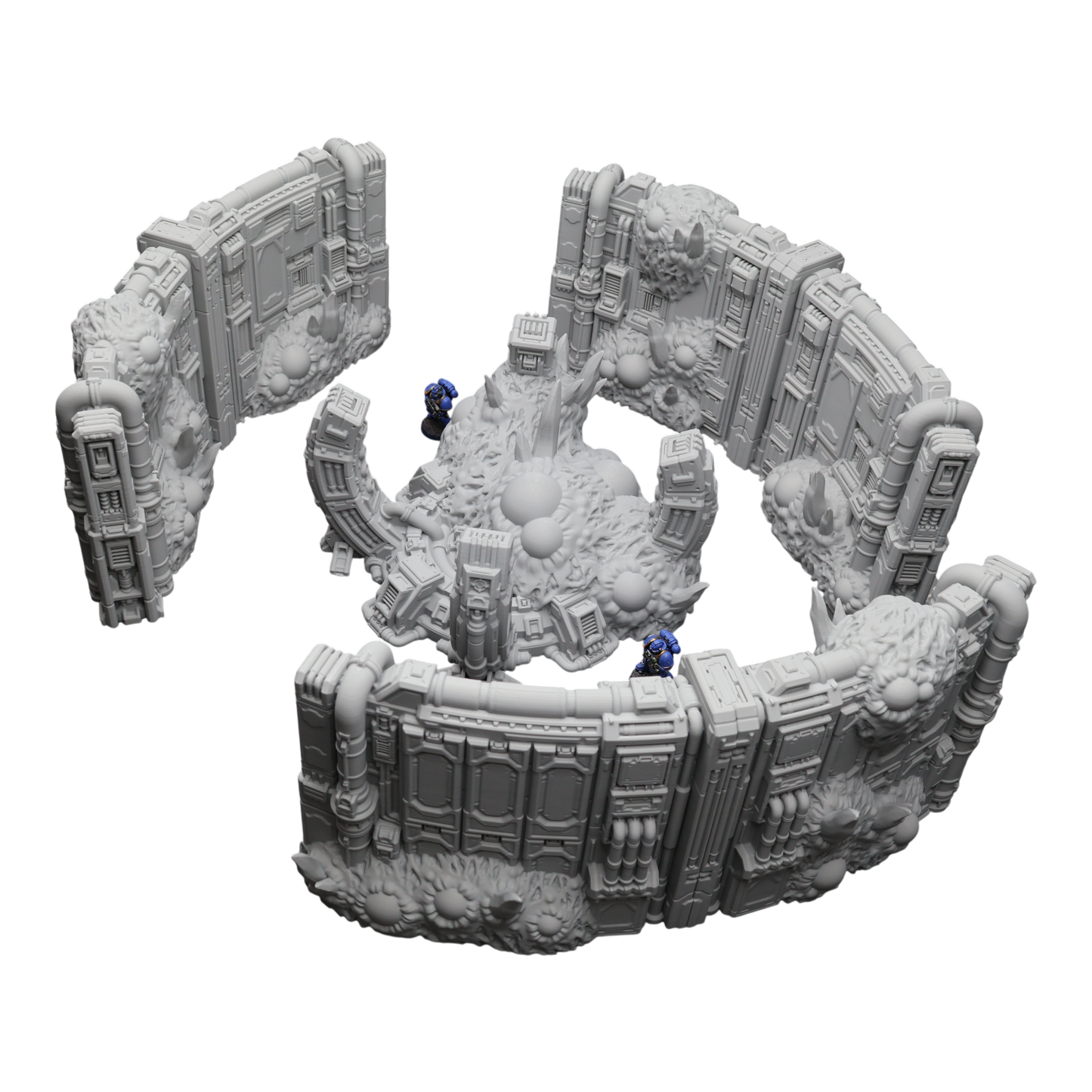 Wargaming 28mm scatter terrain scenery showing 3D-printed item that is compatible with games such as Warhammer 40K, Star Wars Legions, D+D, Dungeons and Dragons, Sci-Fi, Fantasy and other miniature tabletop games. Brand Jawar3d found at www.jawar3d.co.uk.