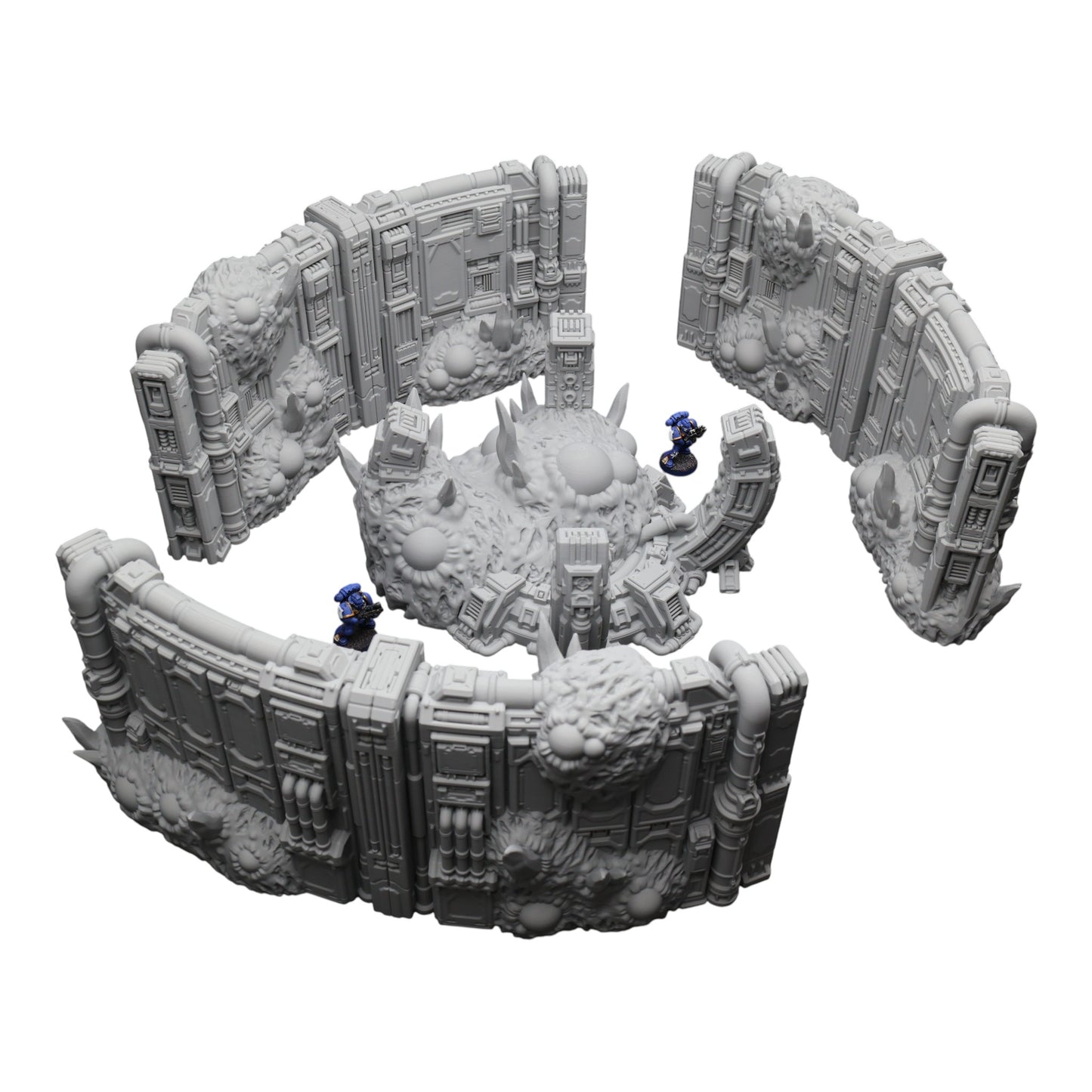 Wargaming 28mm scatter terrain scenery showing 3D-printed item that is compatible with games such as Warhammer 40K, Star Wars Legions, D+D, Dungeons and Dragons, Sci-Fi, Fantasy and other miniature tabletop games. Brand Jawar3d found at www.jawar3d.co.uk.
