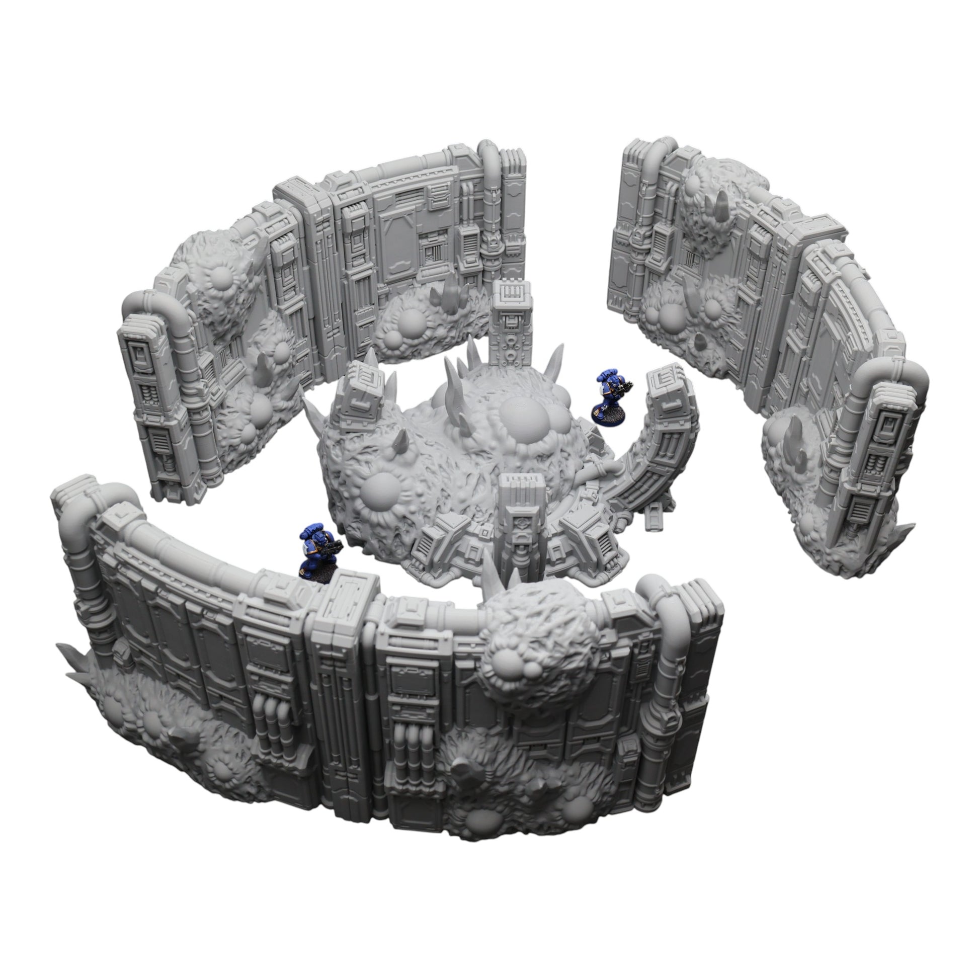 Wargaming 28mm scatter terrain scenery showing 3D-printed item that is compatible with games such as Warhammer 40K, Star Wars Legions, D+D, Dungeons and Dragons, Sci-Fi, Fantasy and other miniature tabletop games. Brand Jawar3d found at www.jawar3d.co.uk.