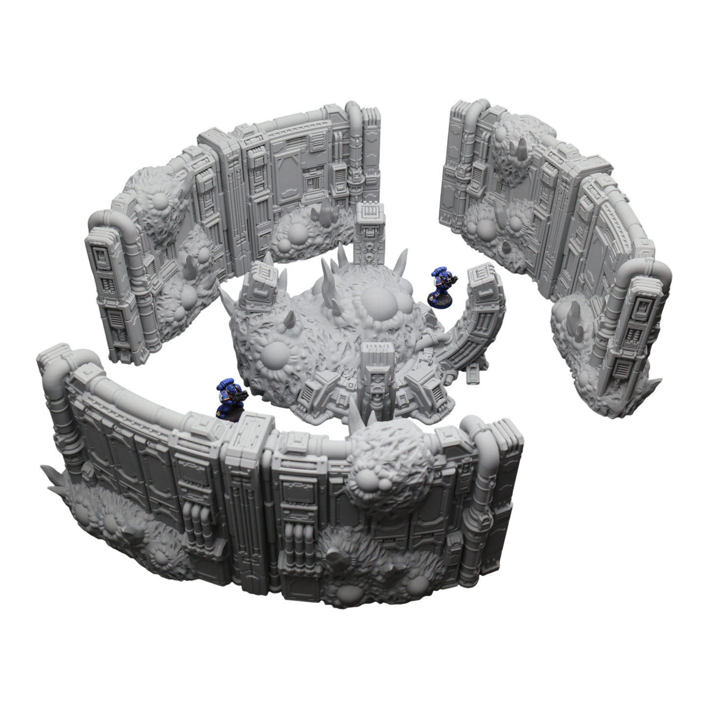 Wargaming 28mm scatter terrain scenery showing 3D-printed item that is compatible with games such as Warhammer 40K, Star Wars Legions, D+D, Dungeons and Dragons, Sci-Fi, Fantasy and other miniature tabletop games. Brand Jawar3d found at www.jawar3d.co.uk.