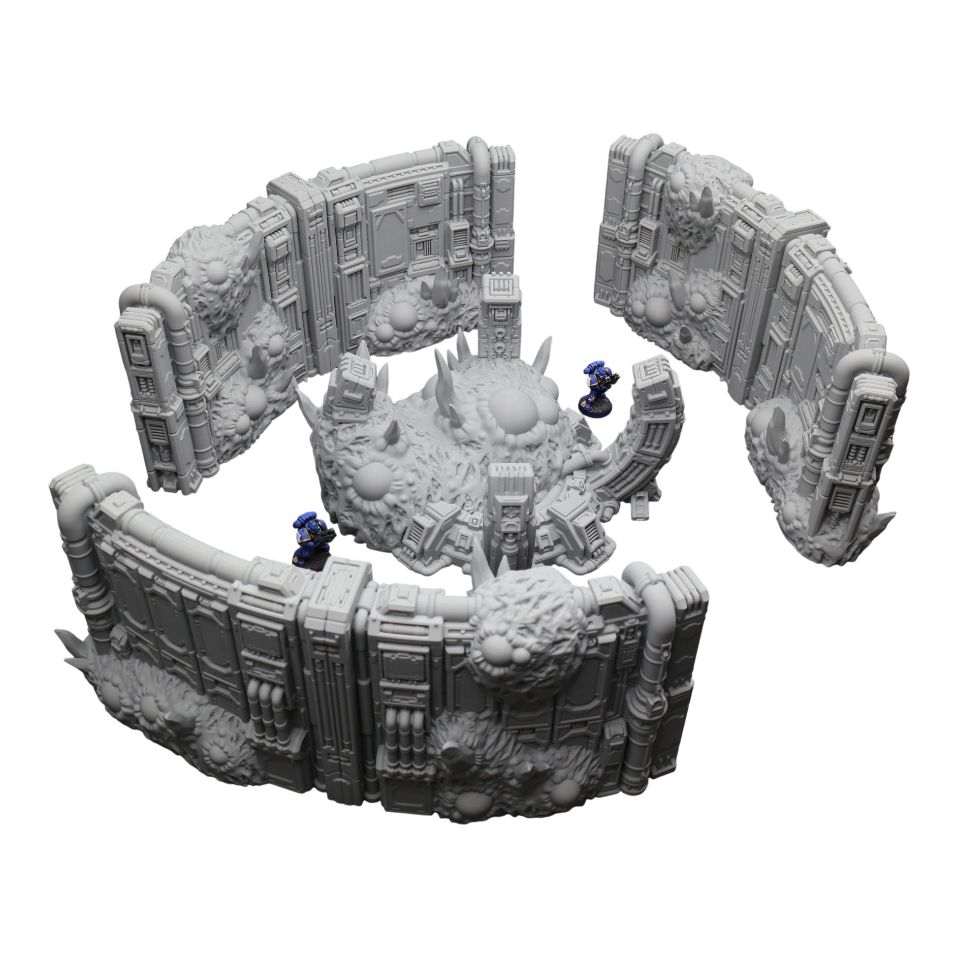 Wargaming 28mm scatter terrain scenery showing 3D-printed item that is compatible with games such as Warhammer 40K, Star Wars Legions, D+D, Dungeons and Dragons, Sci-Fi, Fantasy and other miniature tabletop games. Brand Jawar3d found at www.jawar3d.co.uk.
