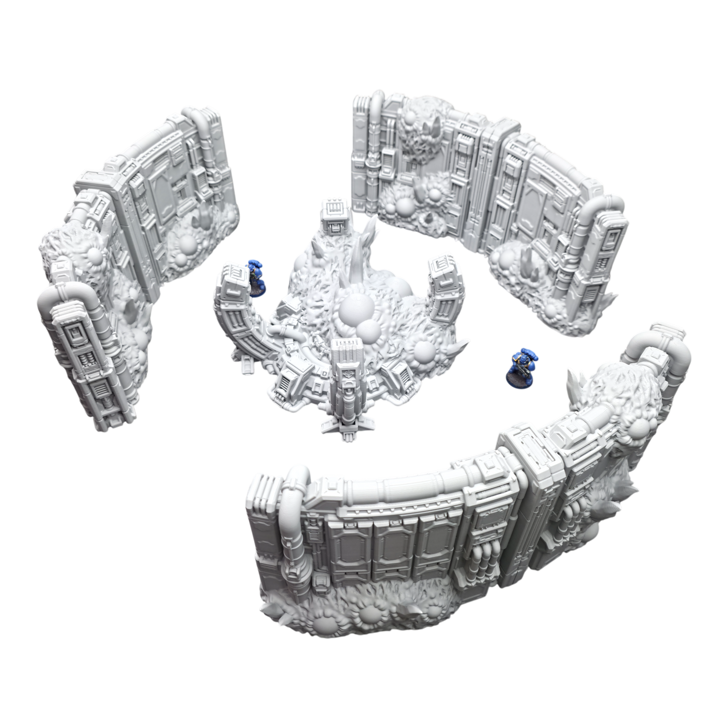 Wargaming 28mm scatter terrain scenery showing 3D-printed item that is compatible with games such as Warhammer 40K, Star Wars Legions, D+D, Dungeons and Dragons, Sci-Fi, Fantasy and other miniature tabletop games. Brand Jawar3d found at www.jawar3d.co.uk.