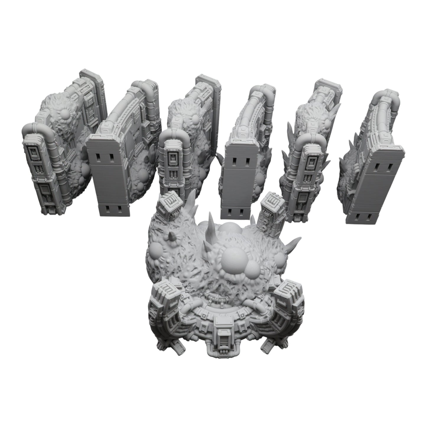 Wargaming 28mm scatter terrain scenery showing 3D-printed item that is compatible with games such as Warhammer 40K, Star Wars Legions, D+D, Dungeons and Dragons, Sci-Fi, Fantasy and other miniature tabletop games. Brand Jawar3d found at www.jawar3d.co.uk.